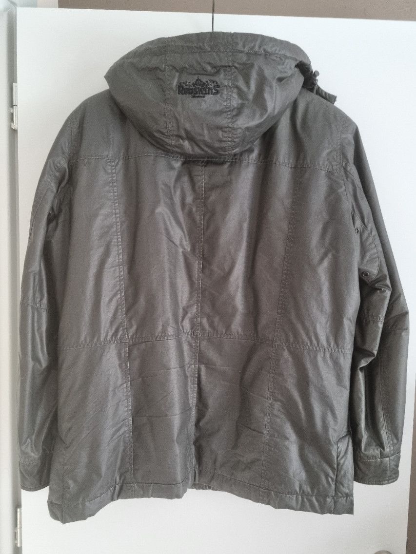 Other Redskins Grey Coated Hooded Shearling Parka Size US M / EU 48-50 / 2 - 5 Thumbnail
