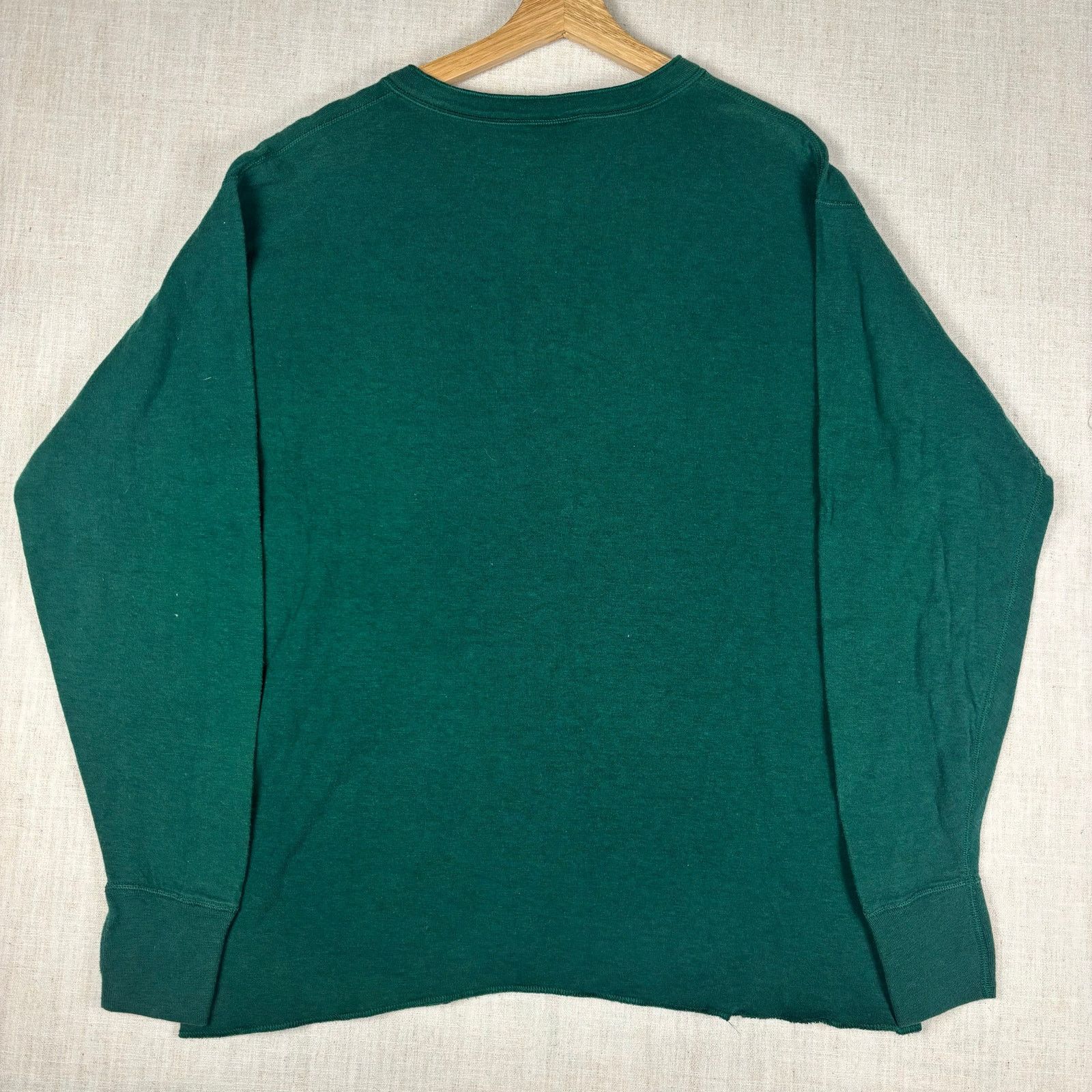 L.L. Bean Vintage LL Bean River Drivers Double Layer Faded Henley Size US L / EU 52-54 / 3 - 5 Thumbnail