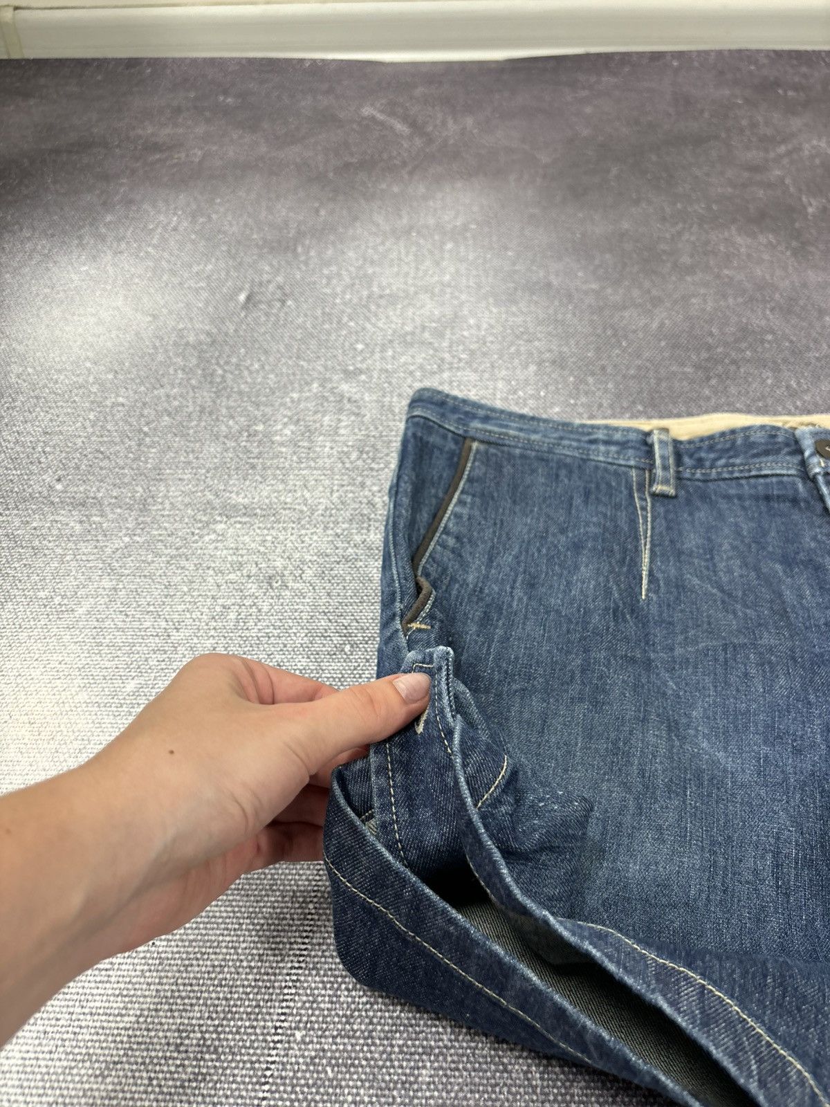 Dolce & Gabbana Vintage Dolce & Gabbana Women’s Blue Hype Mini Denim Shorts Size 34" / US 12 / IT 48 - 6 Thumbnail