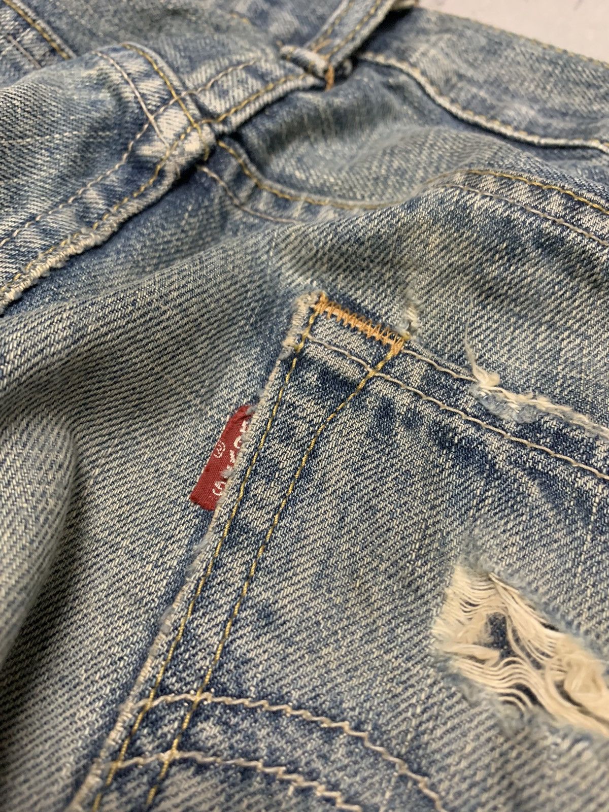 Levi's Vintage Levi's 503 Stone Wash Baggy Jeans 34x29.5 Size US 34 / EU 50 - 16 Thumbnail