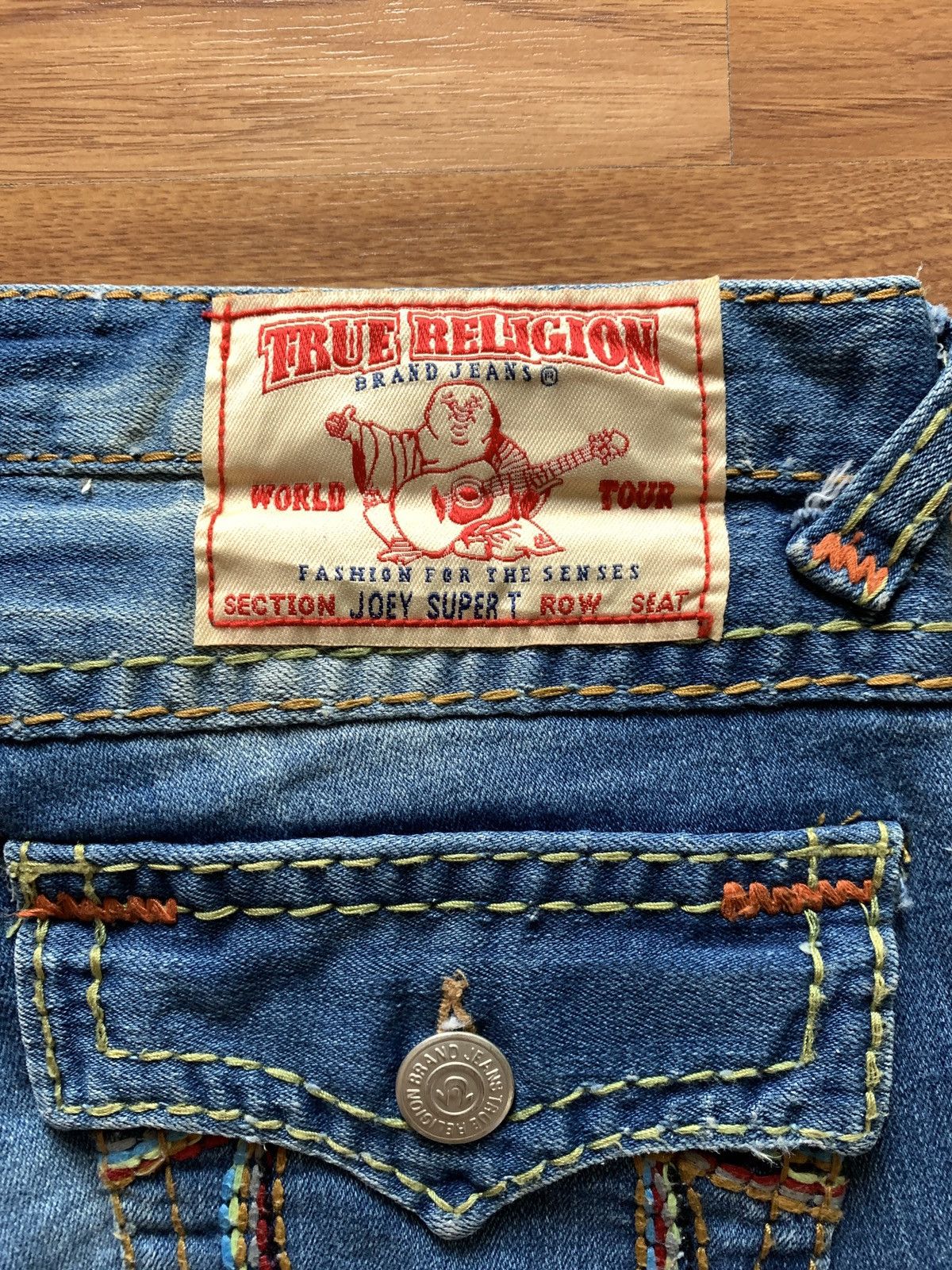 True Religion × Vintage True Religion Joey Super T Flare Jeans Bootcut Jeans Size 27" / US 4 / IT 40 - 5 Thumbnail