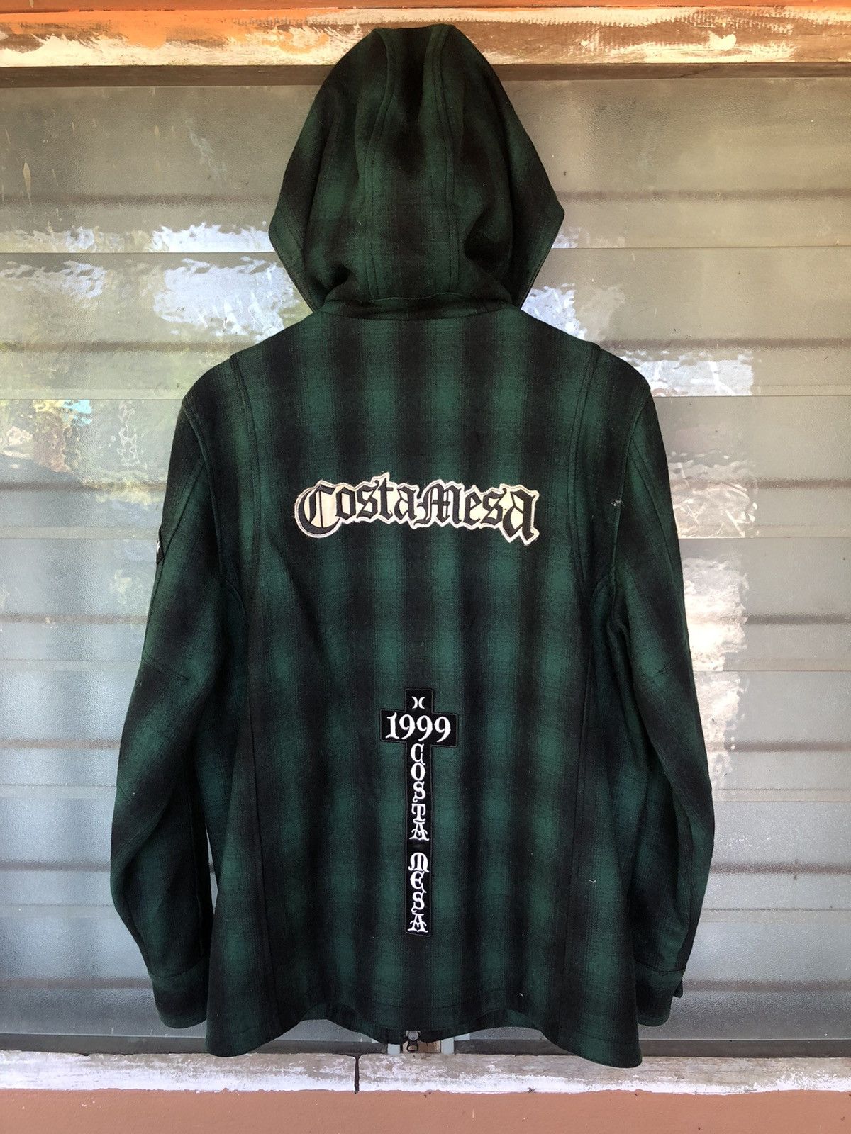 Hurley × If Six Was Nine × Japanese Brand Vintage Hurley 1999 Costa Mesa Wool Hoodie Jacket Size US M / EU 48-50 / 2 - 11 Thumbnail