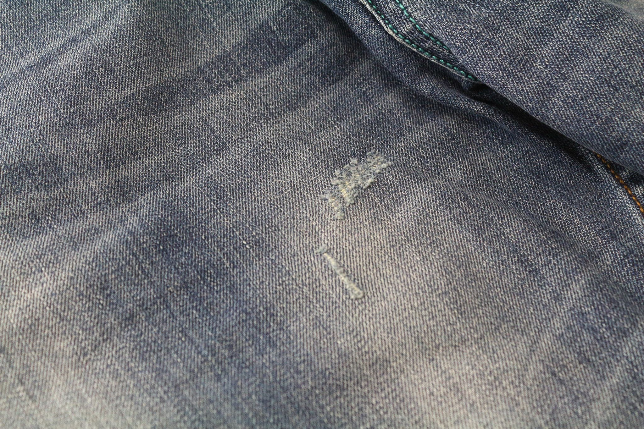 Takeshy Kurosawa TK75 W30 Blue Slim Distressed Stretch Jeans 75907 Size US 30 / EU 46 - 10 Thumbnail