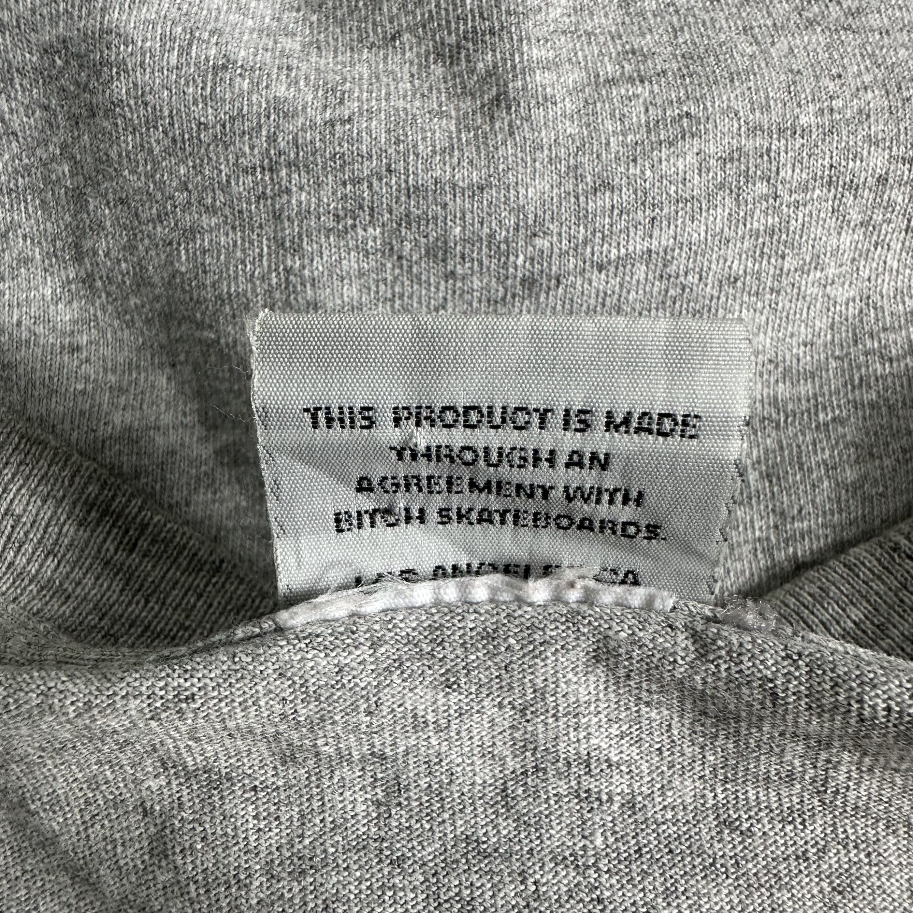 Vintage 🔥RARE🔥 Vintage Bitch Skateboard T-shirt Single Stich Size US M / EU 48-50 / 2 - 8 Thumbnail