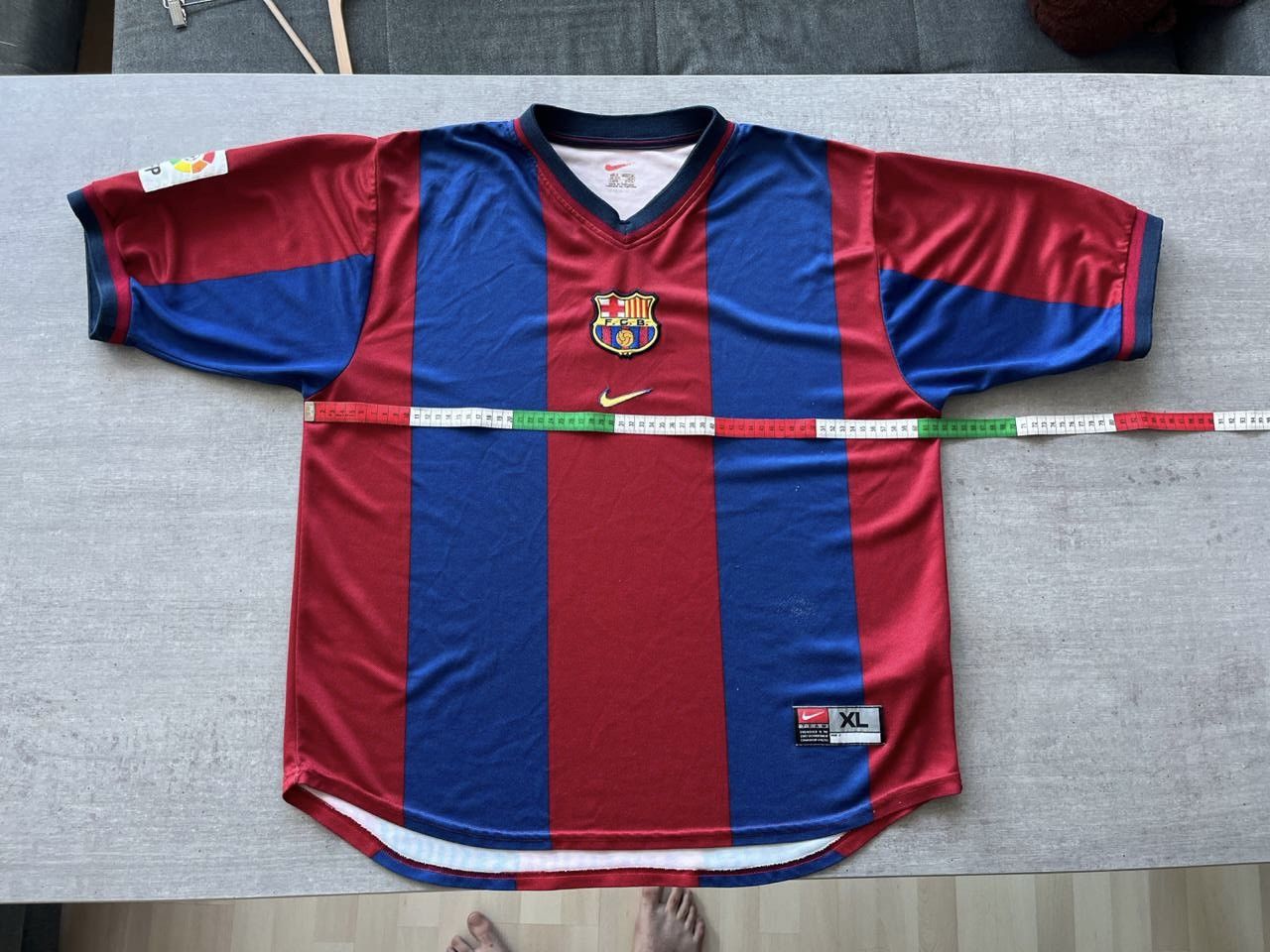 Nike Barcelona 1998/99 Nike Home Jersey Size US XL / EU 56 / 4 - 17 Thumbnail