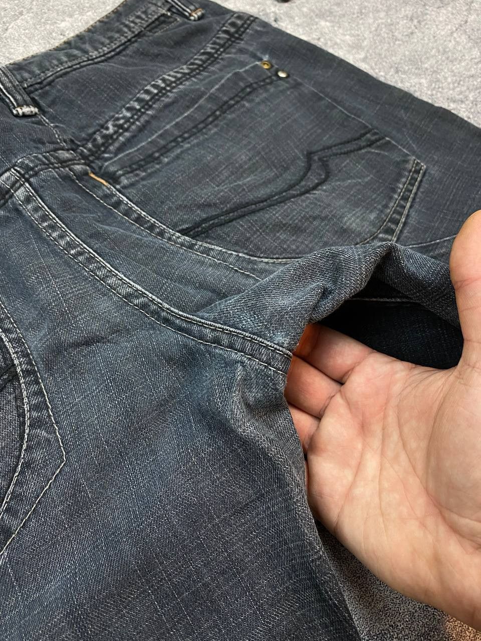 Japanese Brand Jeans Dirty Pants faded crash denim thrashed y2k distressed Size US 38 / EU 54 - 12 Thumbnail
