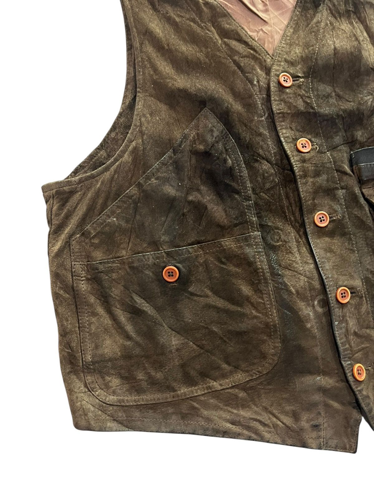 Kapital 🇯🇵 Japanese Brand Faux Suede Vest Kapital Inspired Size US L / EU 52-54 / 3 - 2 Thumbnail