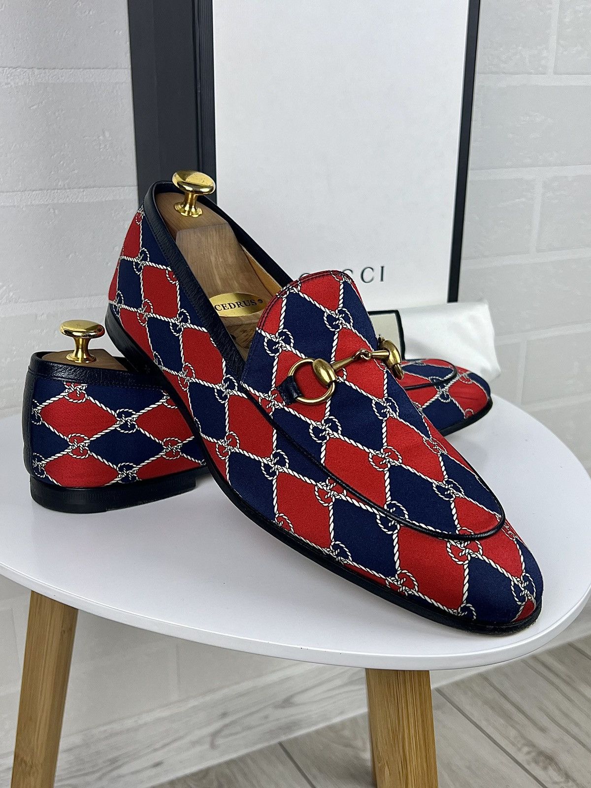 Gucci GUCCI Loafers Leather Shoes Jordaan Horsebit GG Monogram Size US 9 / EU 42 - 2 Thumbnail