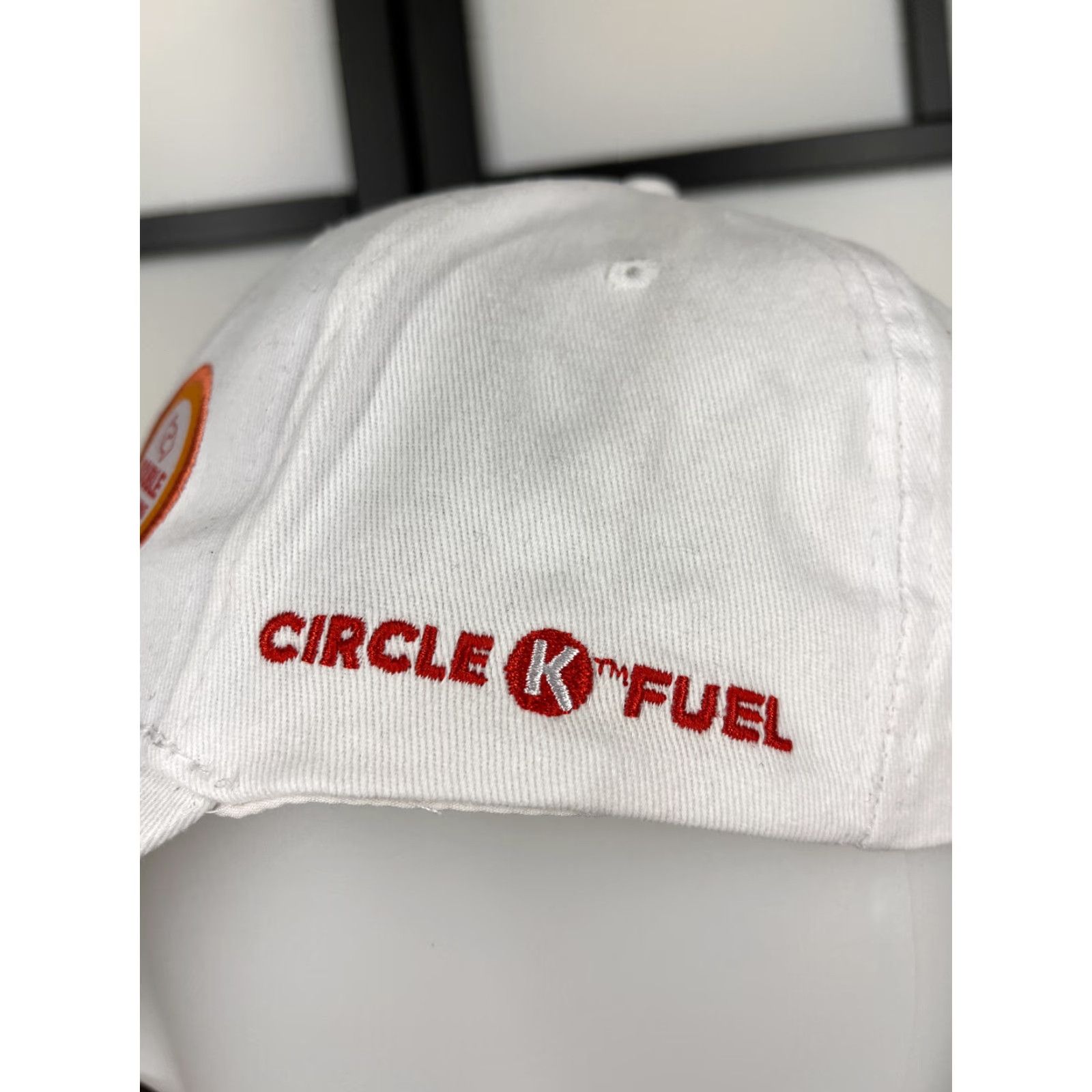 Vintage VINTAGE Circle K Hat Cap Baseball Adult One Size White 100% Cotton Twill Embroidered Adjustable Mens Size ONE SIZE - 5 Thumbnail