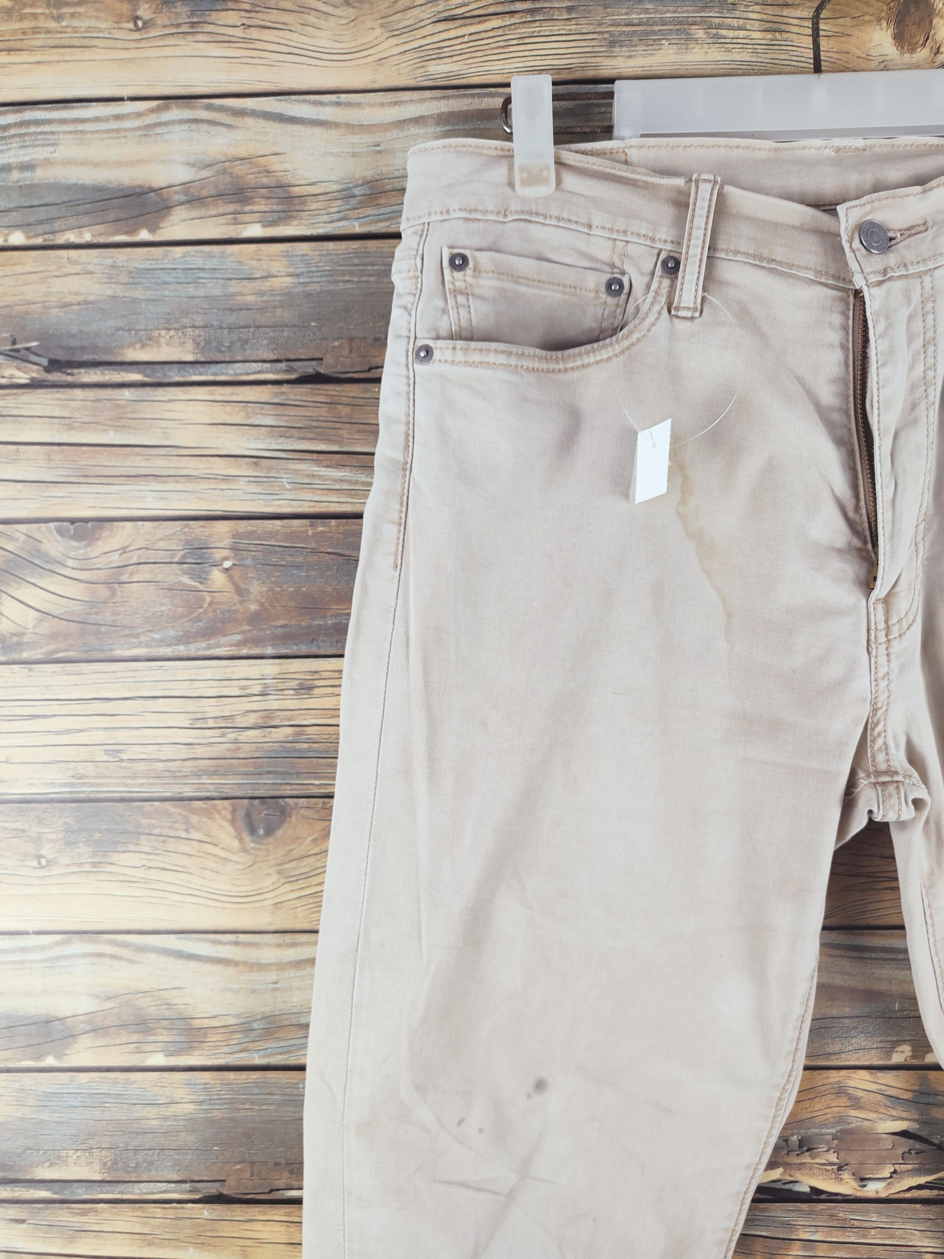Levi's Levi's Beige Multipocket Casual Pants #S2805 Size US 34 / EU 50 - 3 Thumbnail