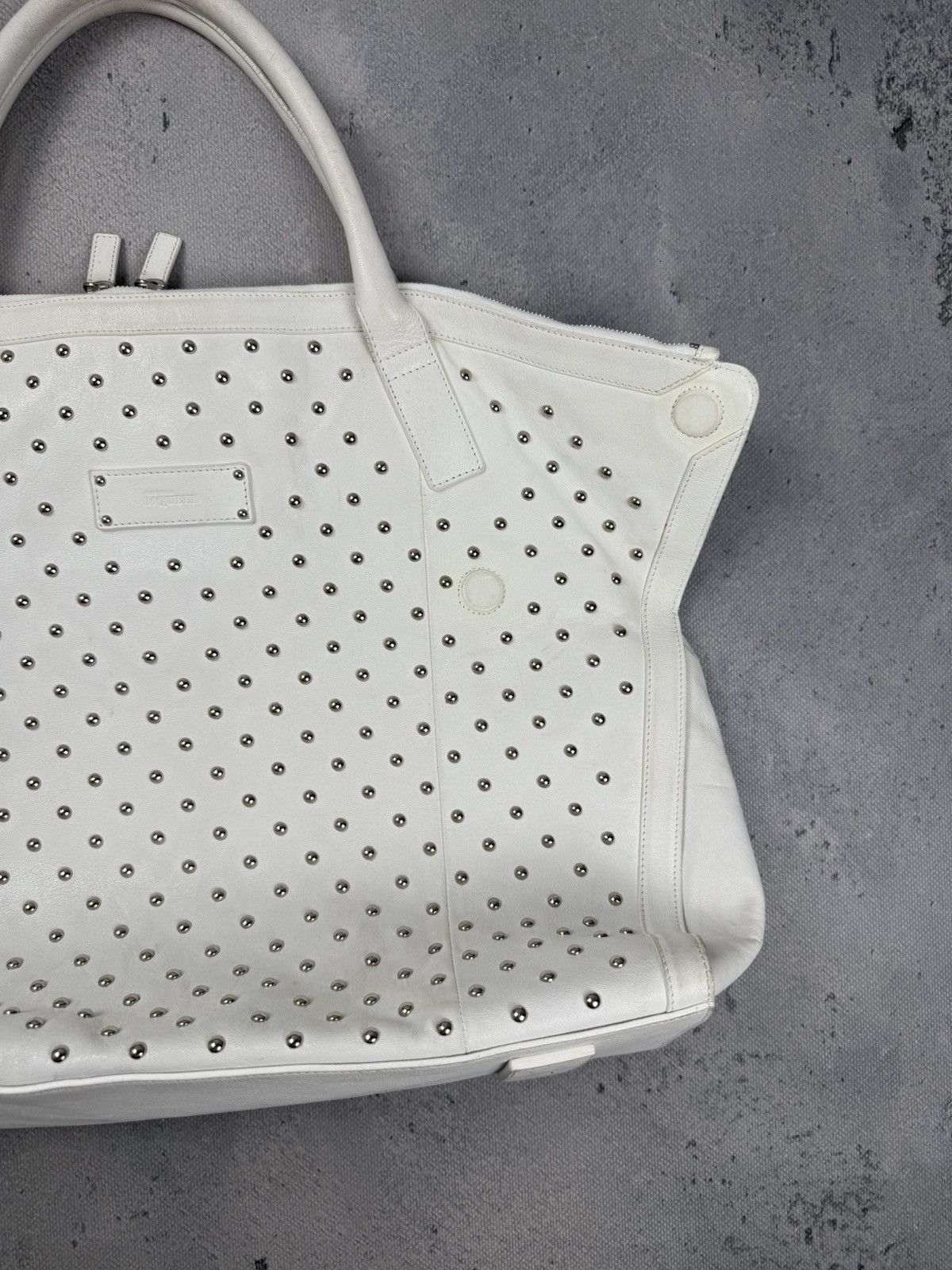 Alexander McQueen Alexander McQueen Studded De Manta Leather Tote Archive Bag Size ONE SIZE - 6 Thumbnail
