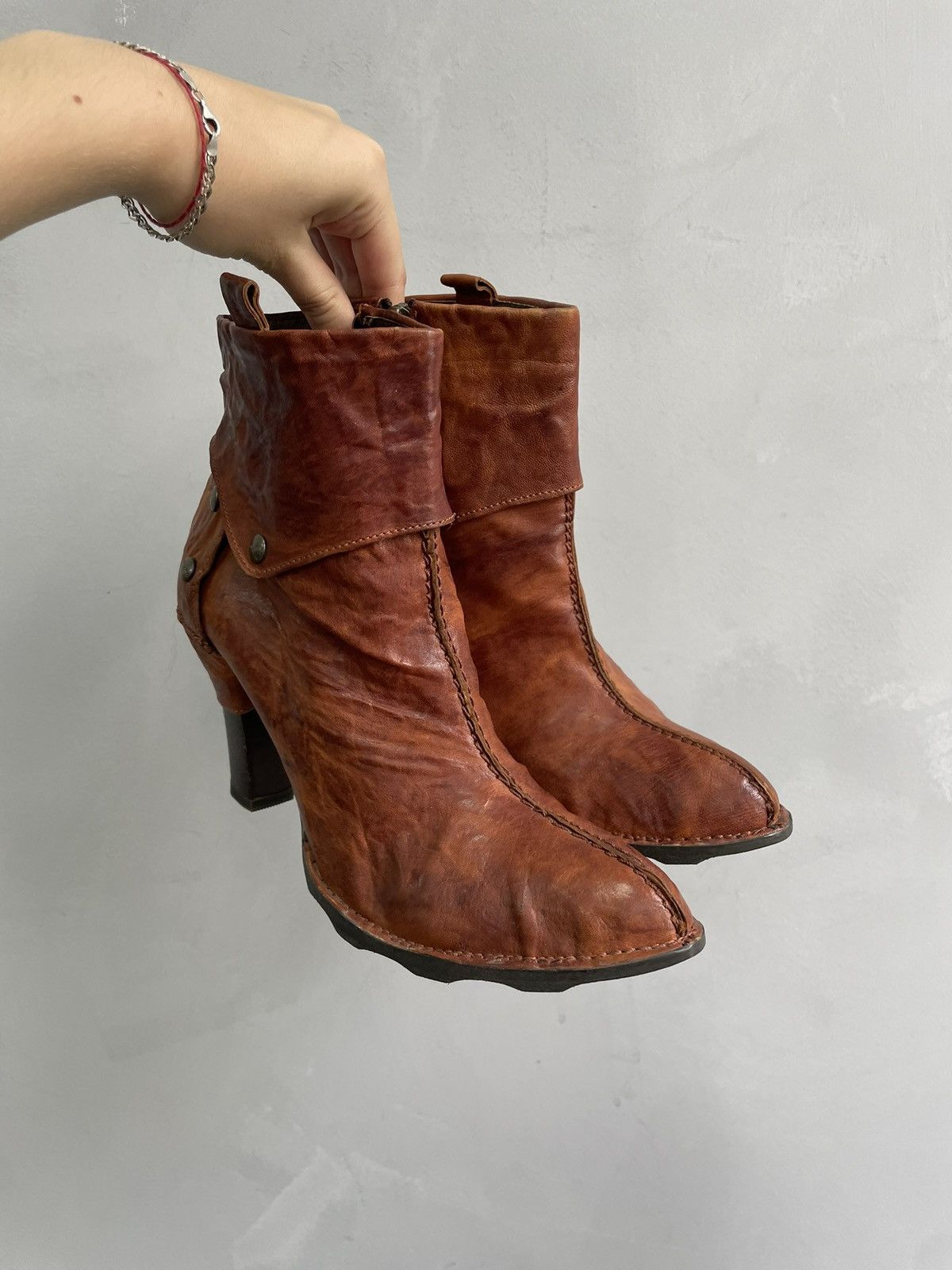 Diesel Diesel heel boots A.S.98 style avant garde boots 90s rare Size US 9 / IT 39 - 11 Thumbnail