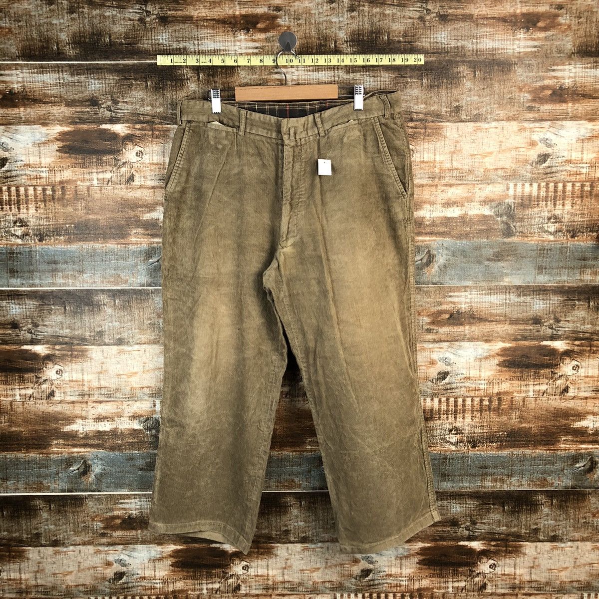 Japanese Brand Inspire Brown vintage Conduroy Pants #A1417 Size US 36 / EU 52 - 1 Thumbnail