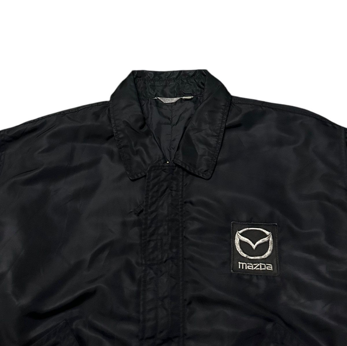 Vintage Vintage 90s Motorsport Mazda bomber jacket Size US L / EU 52-54 / 3 - 3 Thumbnail