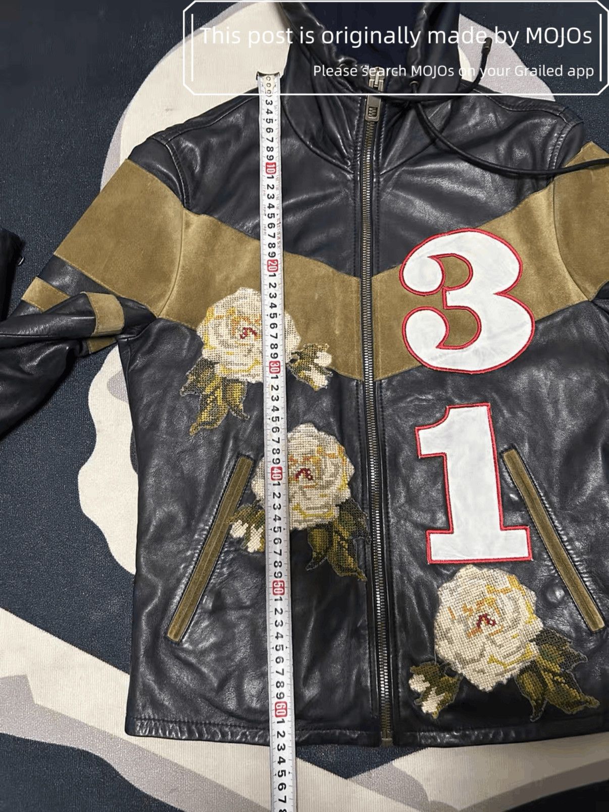 Dolce & Gabbana Sz 44 Dolce & Gbbana 31 Flowers Leather Jacket mojos1447 Size US S / EU 44-46 / 1 - 7 Thumbnail
