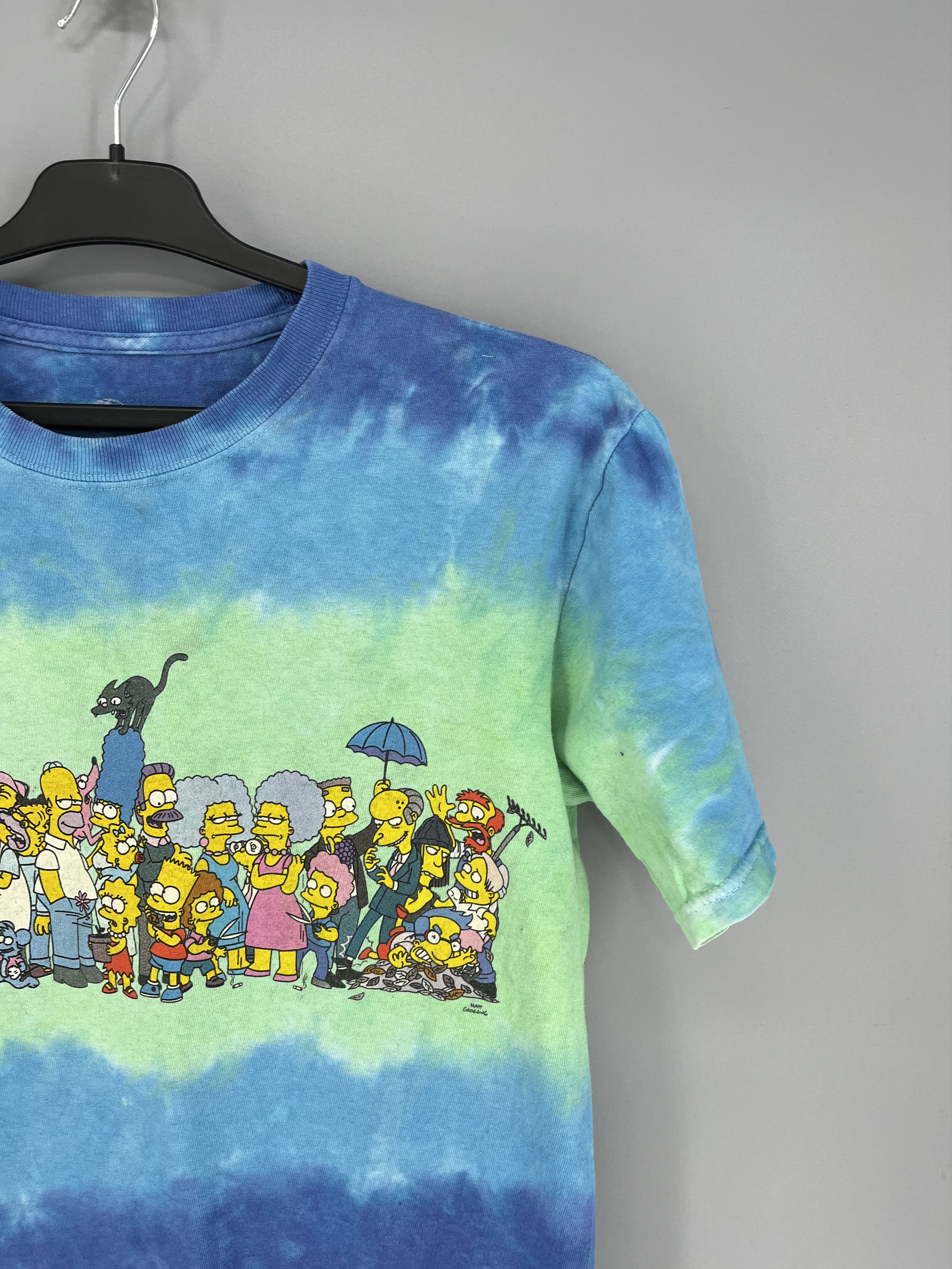 The Simpsons Vintage The Simpsons Tie Dye Tee T Shirt Cast Crew Men's Size US S / EU 44-46 / 1 - 5 Thumbnail