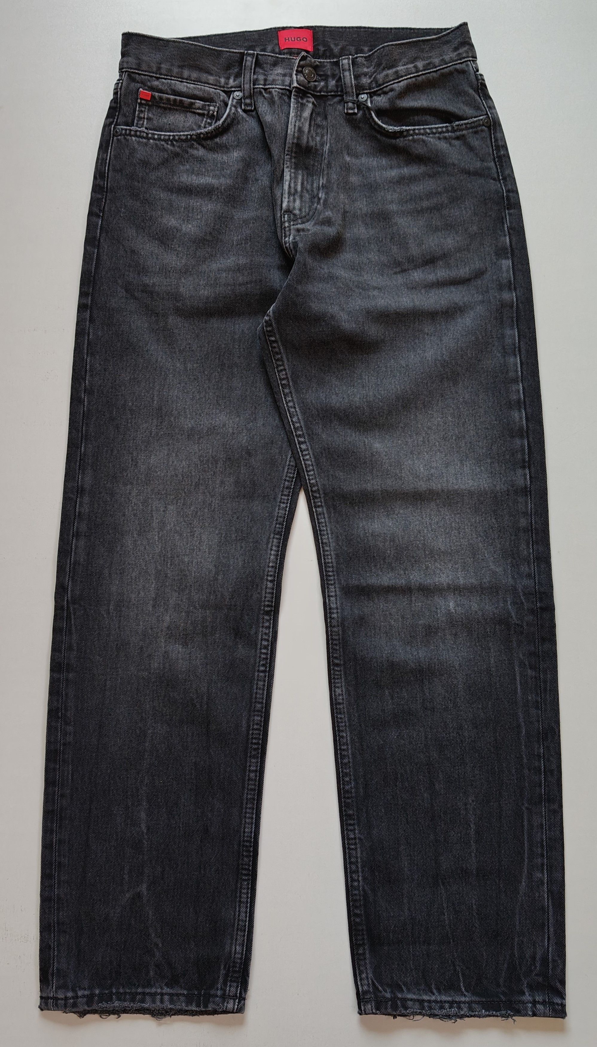 Hugo HUGO Regular Fit Straight men's Jeans Free Shipping T/6079 Size US 31 - 3 Thumbnail