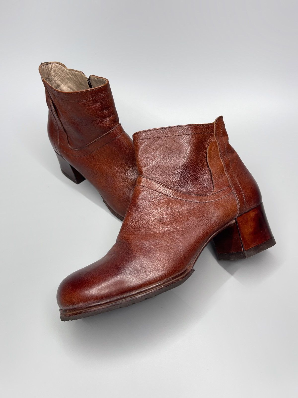 Guidi × MoMA MoMa Leather Zip Boots style Rick Owens Rare Maison Margiela Size US 7 / EU 40 - 5 Thumbnail