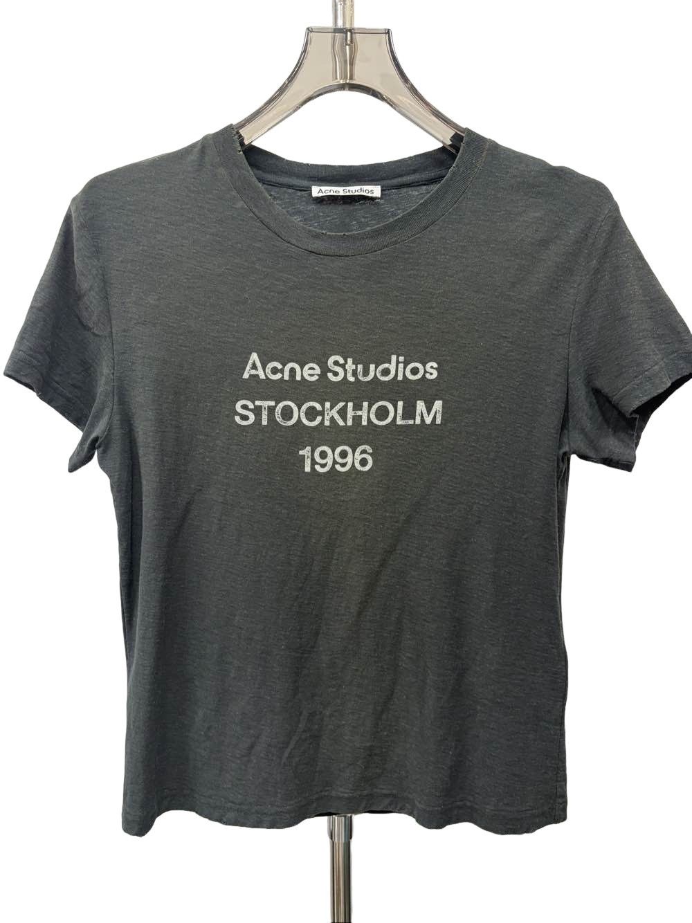 Acne Studios Acne Studios black 'Stockholm' T-shirt | Grailed