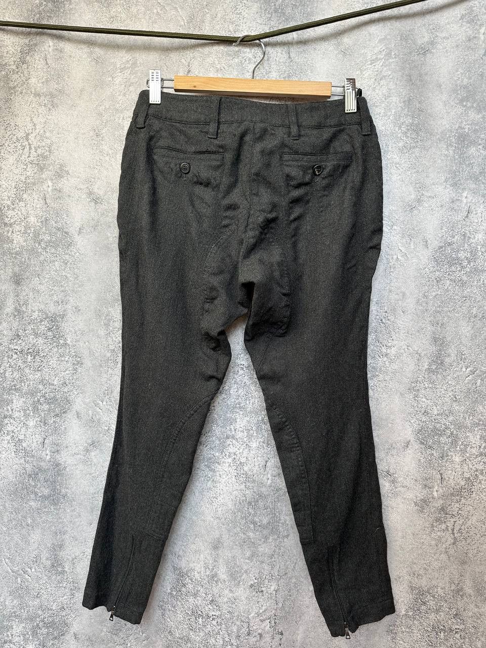 Prada Prada Gray Wool Tapered Pants Vintage Riri Size 27" / US 4 / IT 40 - 3 Thumbnail