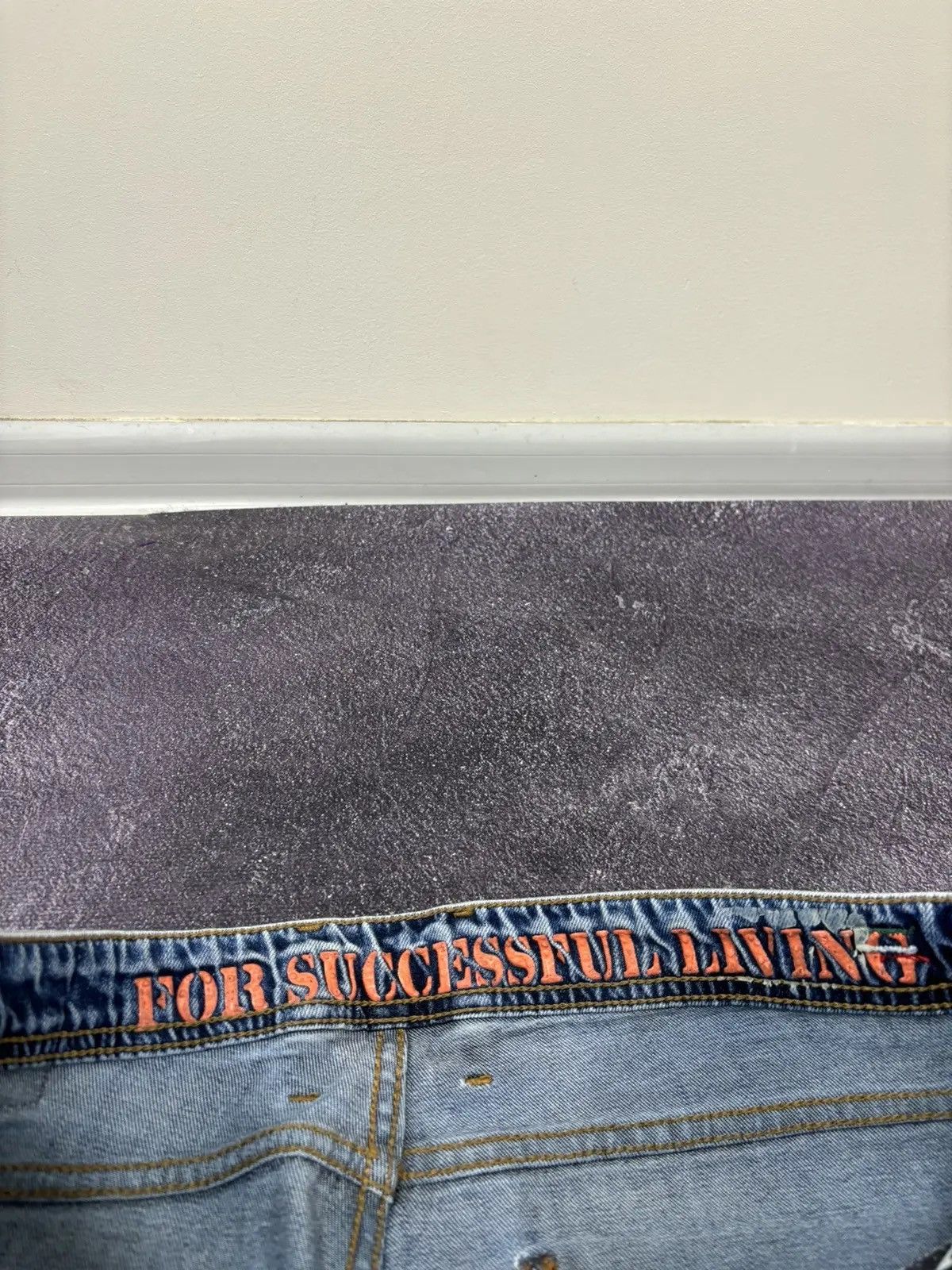 Diesel × Vintage Vintage Diesel Ripped Denim Avant Garde Japanese Jeans Size US 33 - 13 Thumbnail