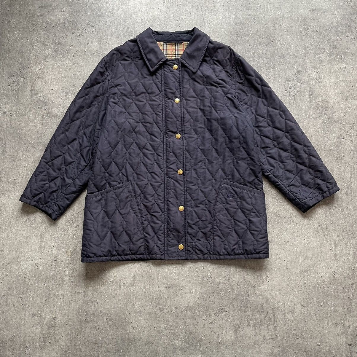 Burberry × Vintage Vintage Burberrys Womes Coat Nova Check Size M / US 6-8 / IT 42-44 - 2 Thumbnail