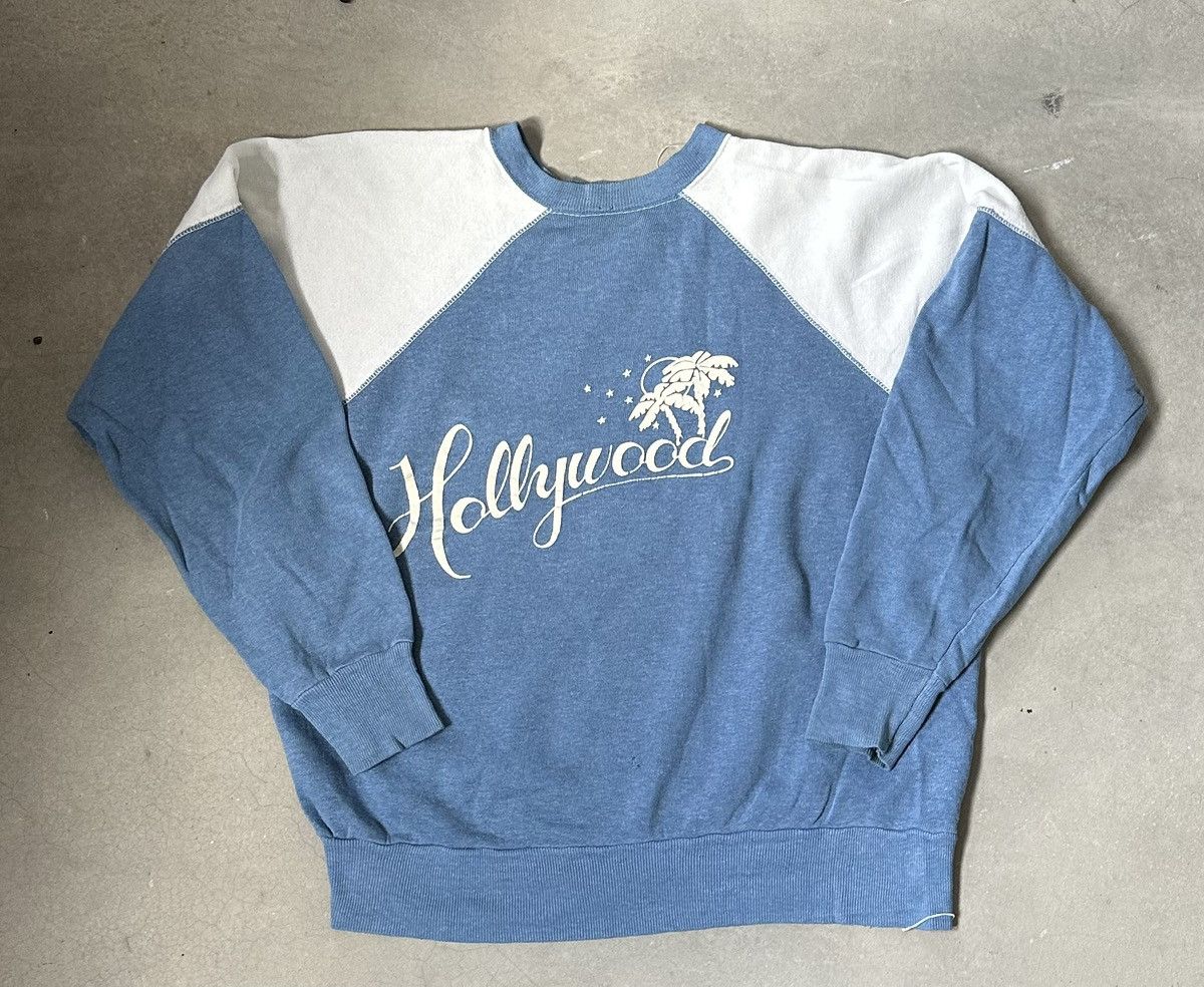 Vintage VINTAGE 70S HOLLYWOOD TWO TONES SWEATSHIRT Size US M / EU 48-50 / 2 - 1 Thumbnail