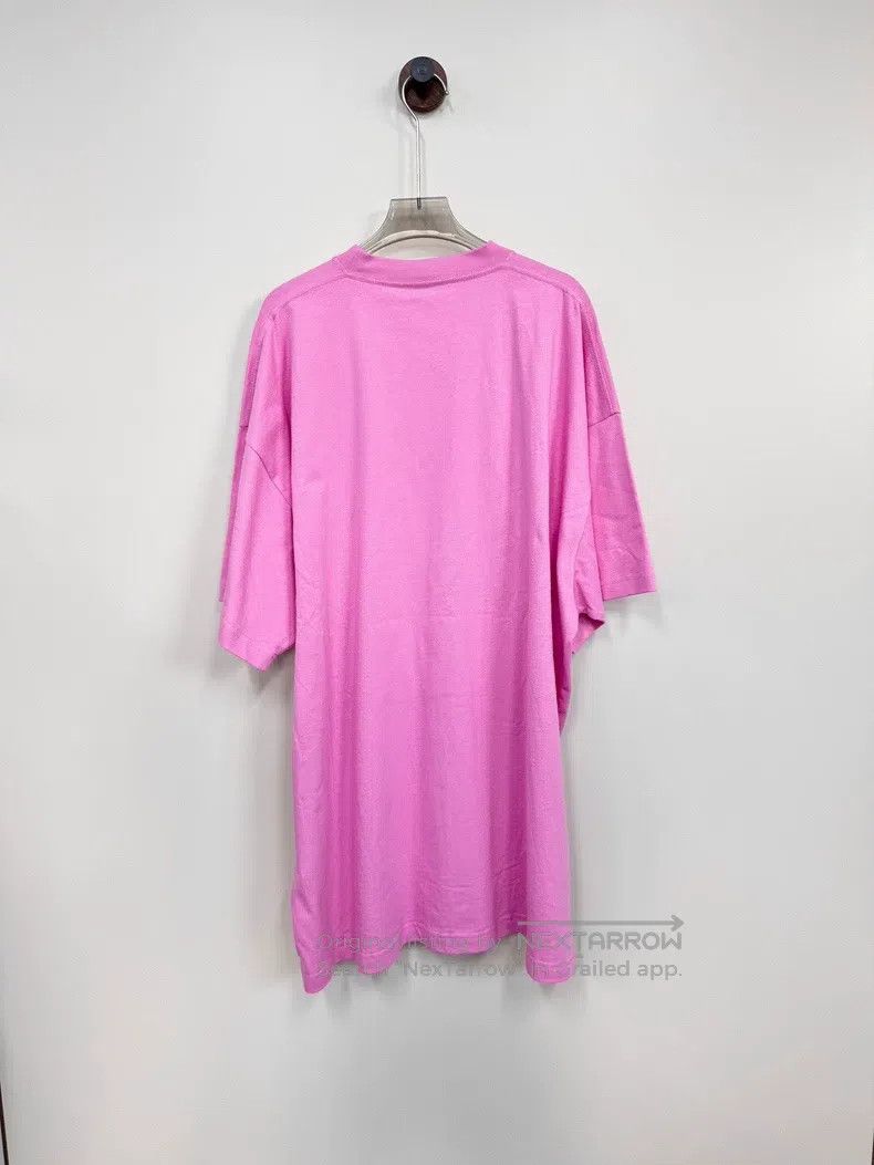 Balenciaga Balenciaga Pink embroidered letter logo short-sleeve T-shi Size US S / EU 44-46 / 1 - 2 Thumbnail