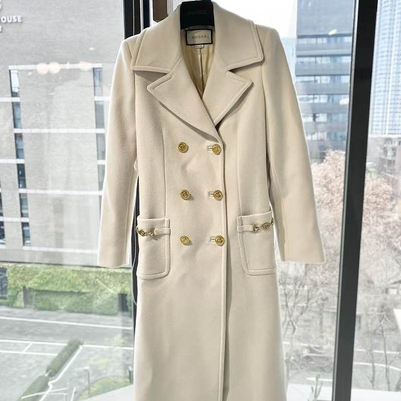 Gucci Gucci Double Breasted Wool Coat Size 36 Size XS / US 0-2 / IT 36-38 - 1 Thumbnail