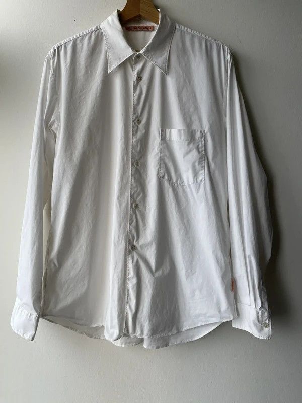 Acne Studios 46/S - Classic Shirt - White Size US S / EU 44-46 / 1 - 1 Thumbnail