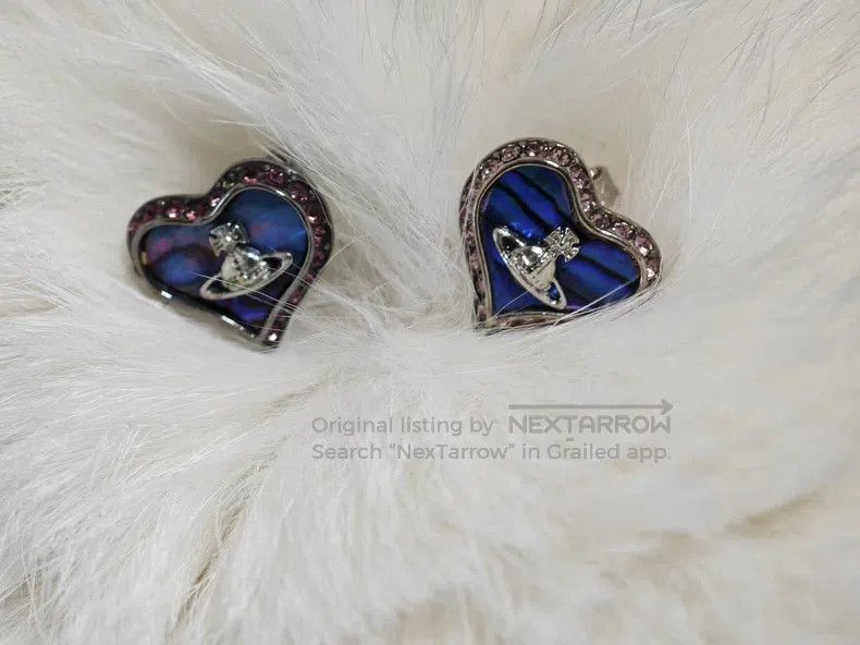 Vivienne Westwood Vivienne Westwood Pink and blue earrings Size ONE SIZE - 2 Thumbnail