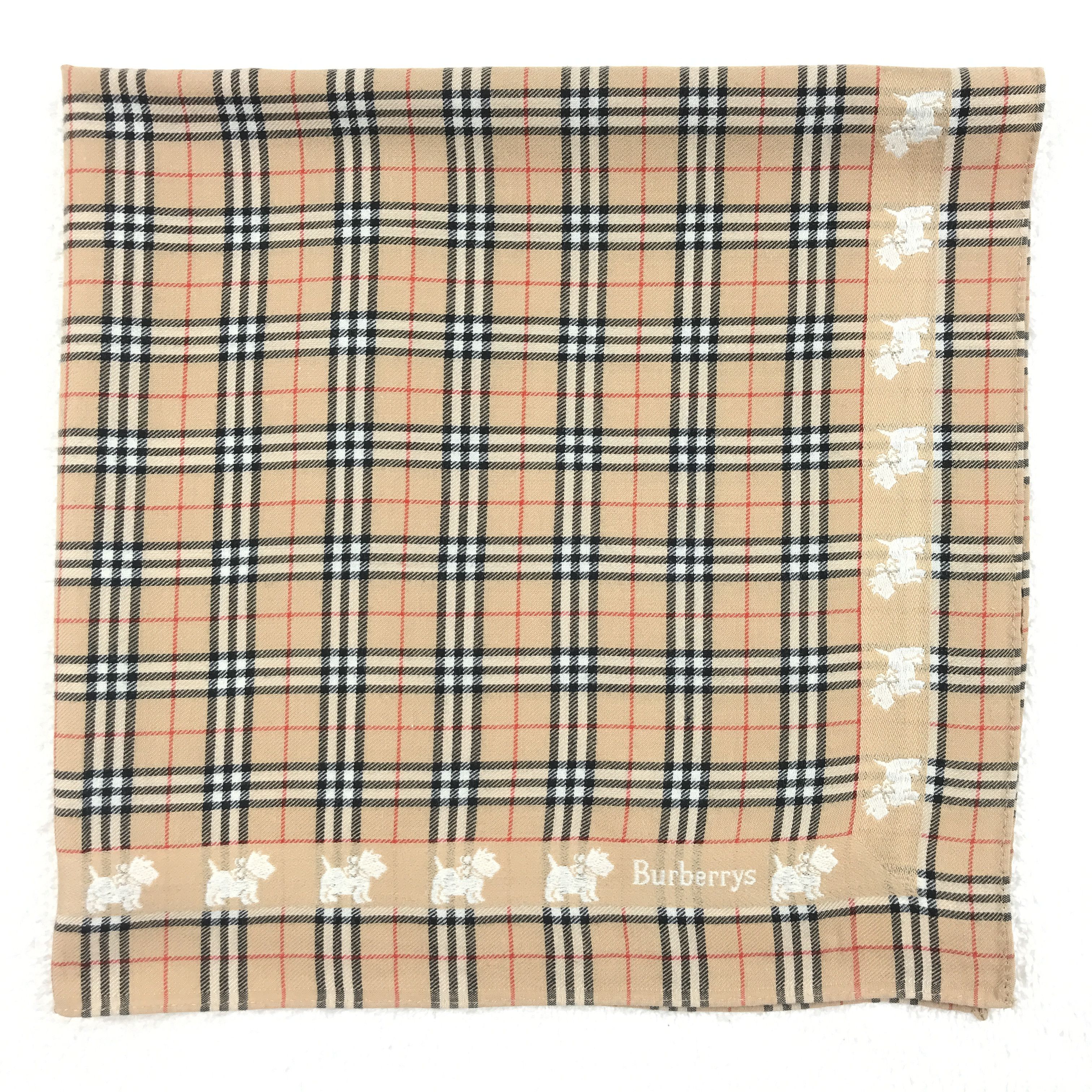 Burberry × Vintage Vintage Burberry Nova Check Bandana Neckerchief Handkerchief Size ONE SIZE - 2 Thumbnail