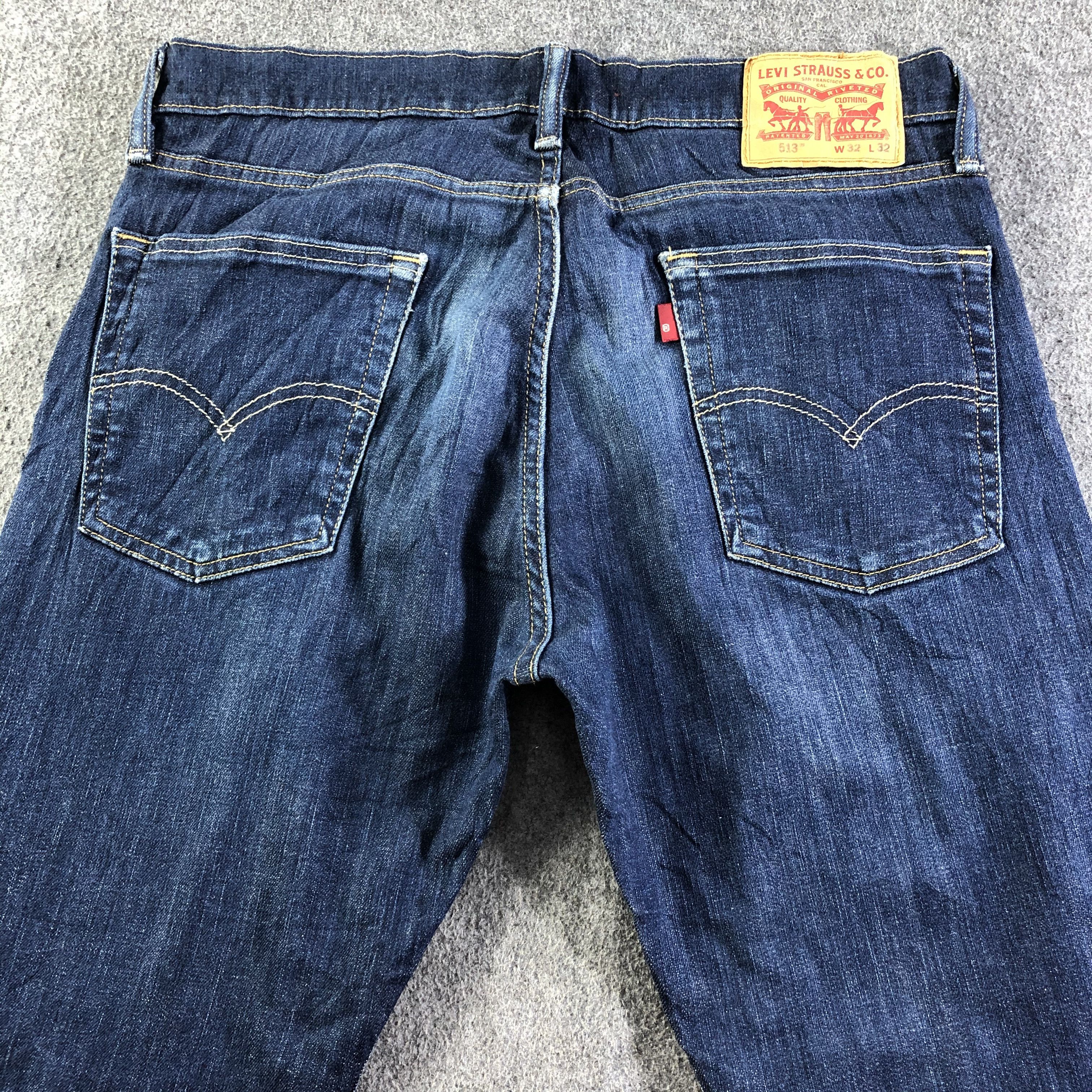 Levi's Vintage Blue Wash Levis 513 Jeans-J4159 Size US 33 - 4 Thumbnail