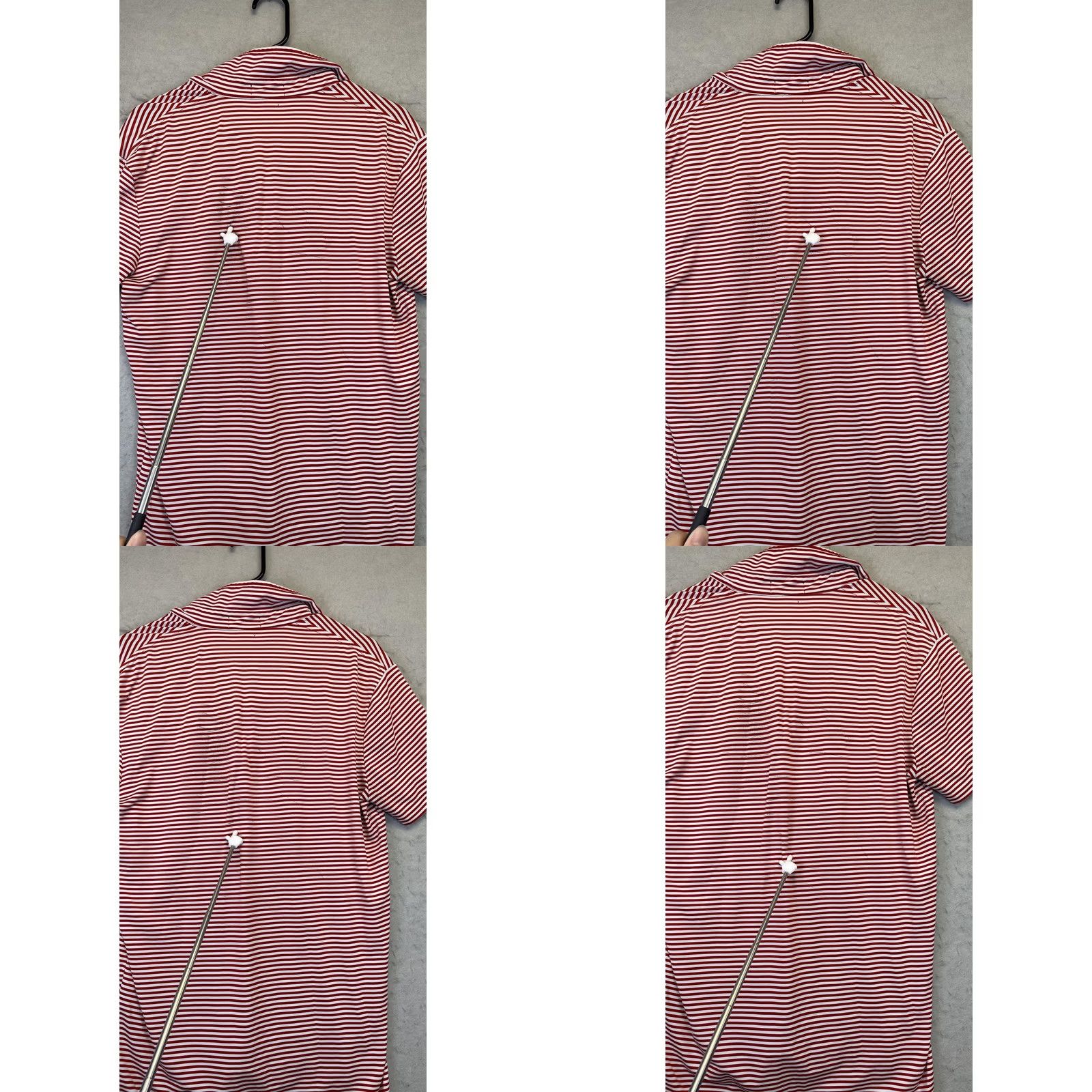 Polo Ralph Lauren Polo Ralph Lauren Mens Medium Polo Shirt Red White Striped Blue Pony Logo Golf Size US M / EU 48-50 / 2 - 8 Thumbnail