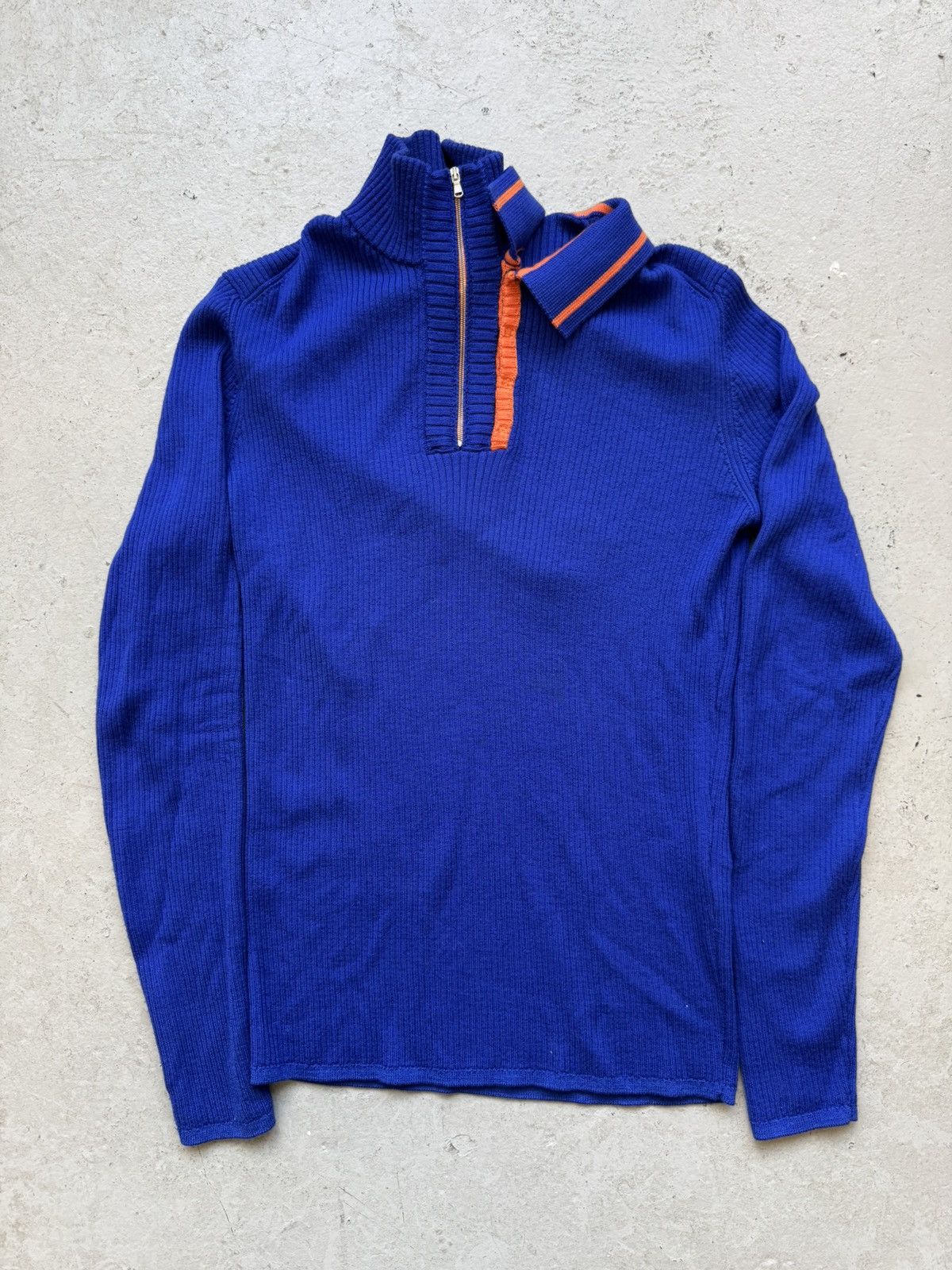 Y/Project Y/Project Blue Long Sleeve Polo Size US L / EU 52-54 / 3 - 1 Thumbnail