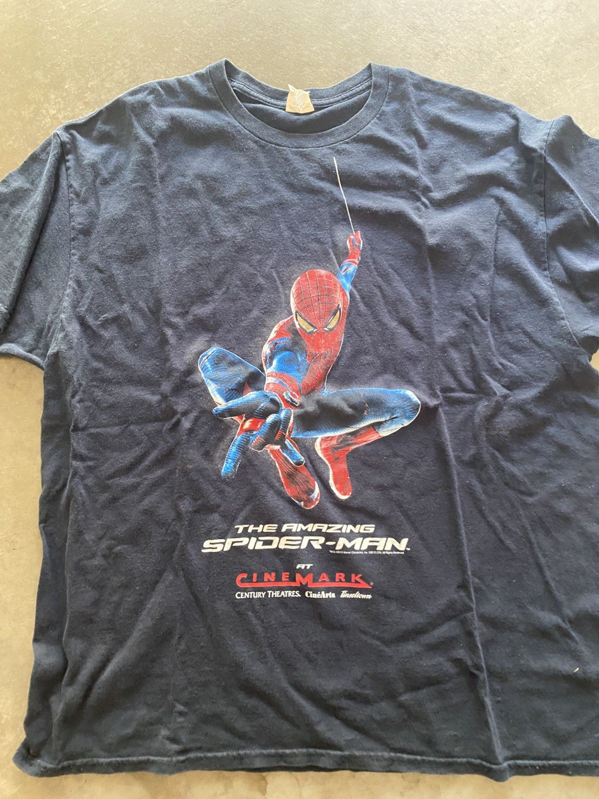 Vintage Vintage Amazing Spiderman Movie Promo Tee Size US XL / EU 56 / 4 - 3 Thumbnail