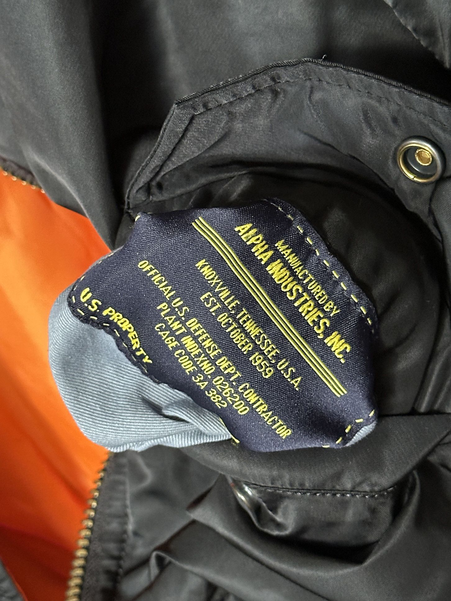 Alpha Industries Alpha Industries MA-1 Black Bomber Jacket Size S / US 4 / IT 40 - 4 Thumbnail