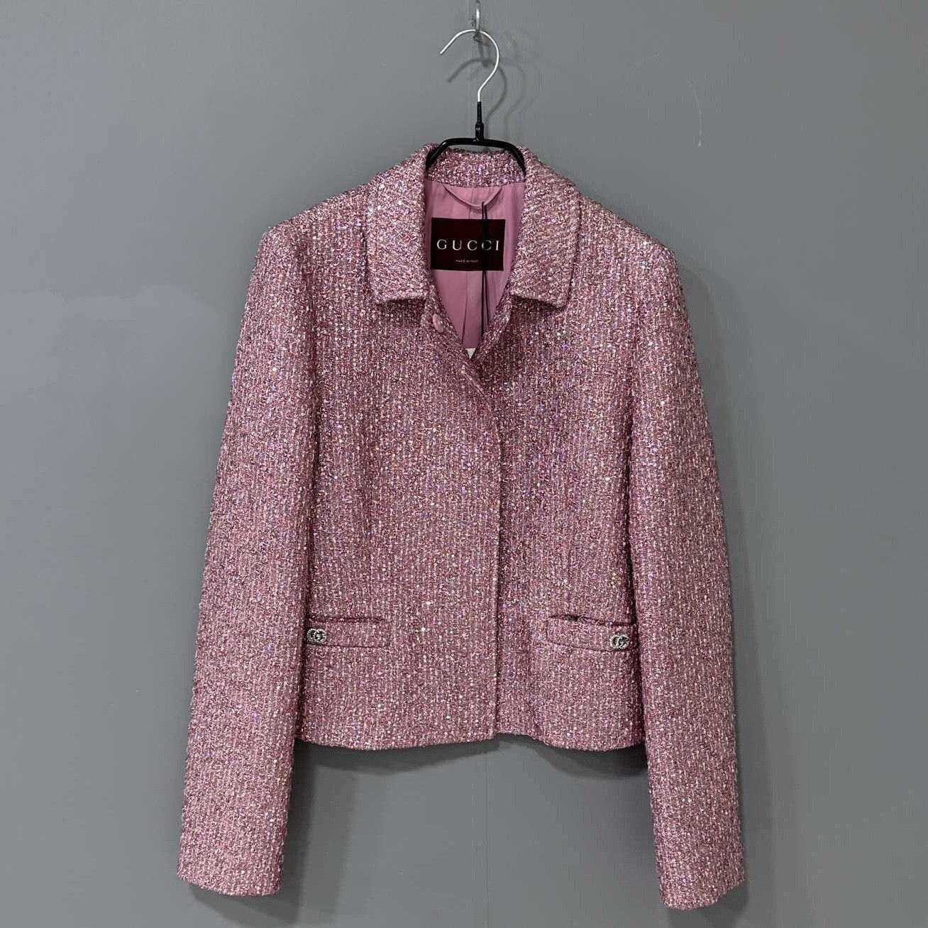 Gucci Gucci Pink Jacket S Women Size S / US 4 / IT 40 - 1 Thumbnail