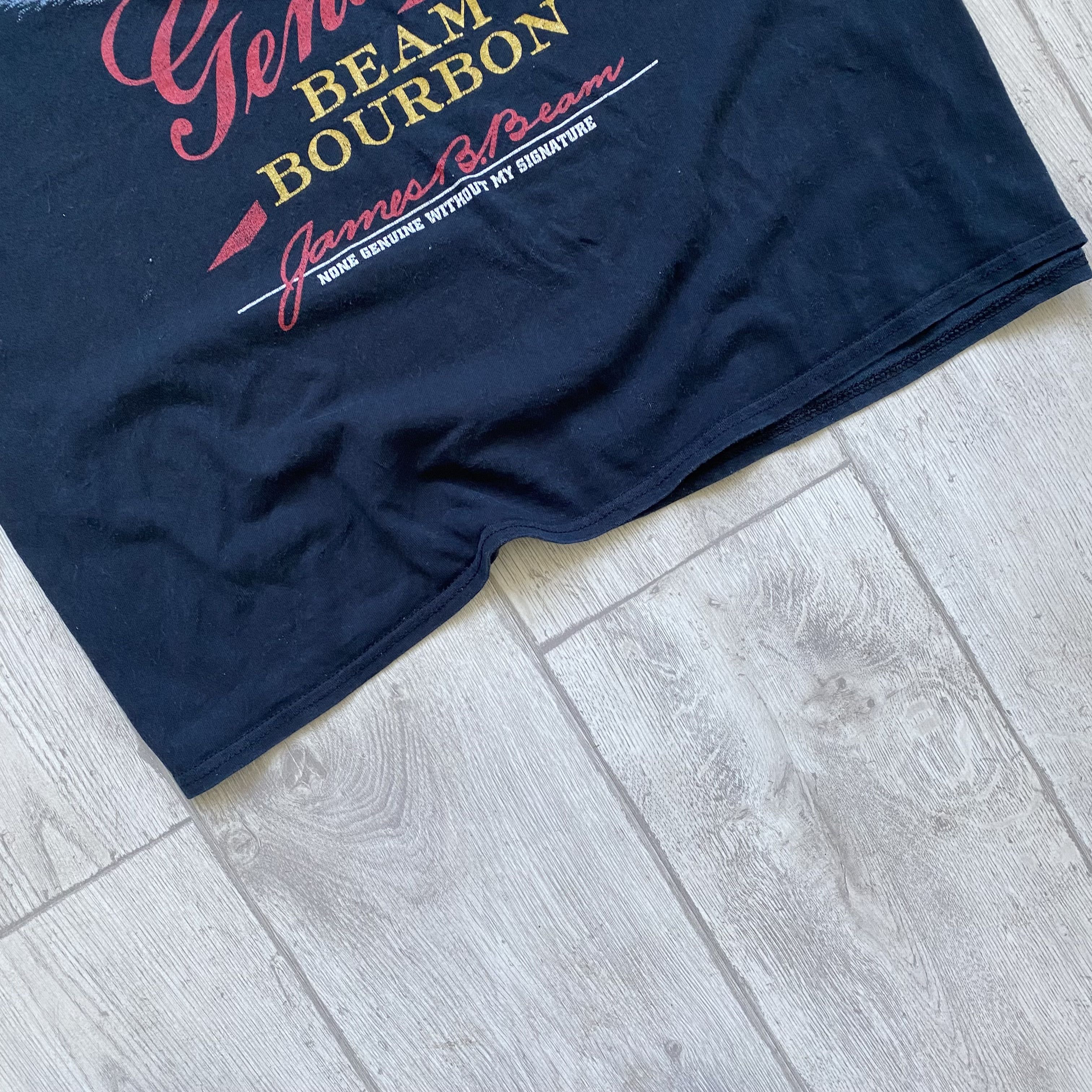 Band Tees 🥃 Vintage Jim Beam bourbon tee Big logo whiskey Size US XL / EU 56 / 4 - 2 Thumbnail