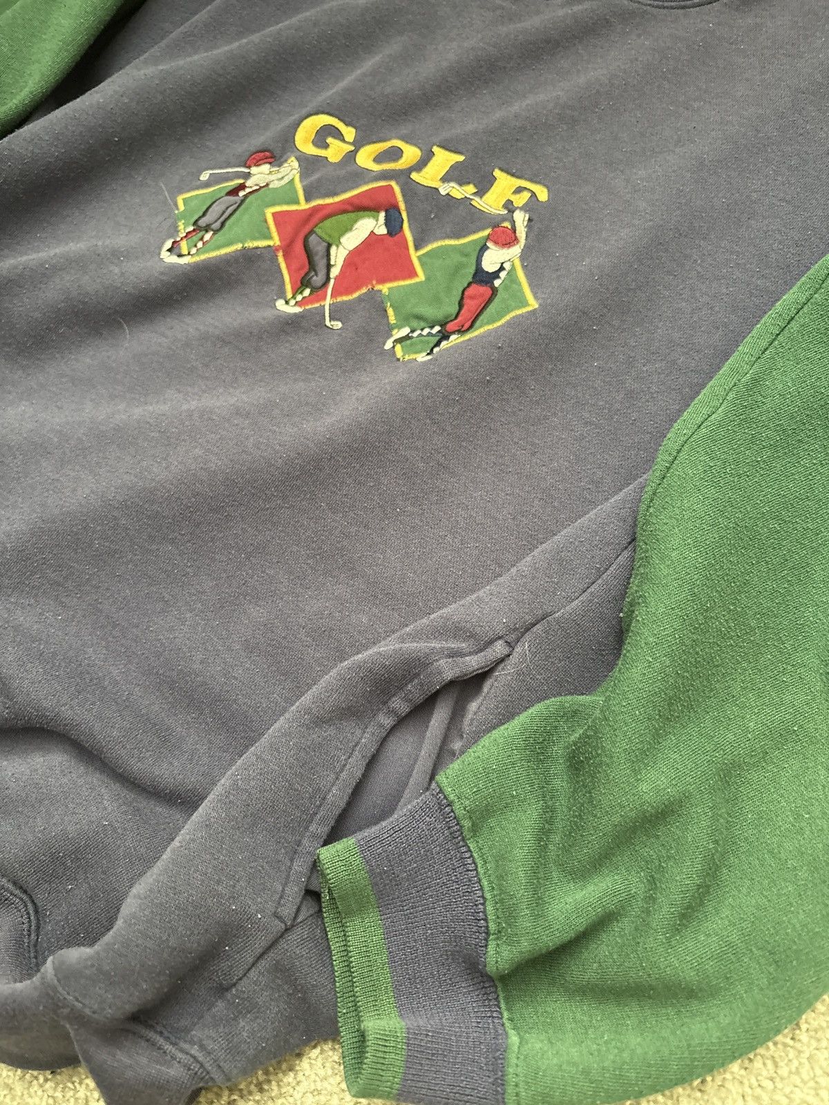 Ralph Lauren Sport VINTAGE Golf Crewneck Sweater Size US L / EU 52-54 / 3 - 3 Thumbnail