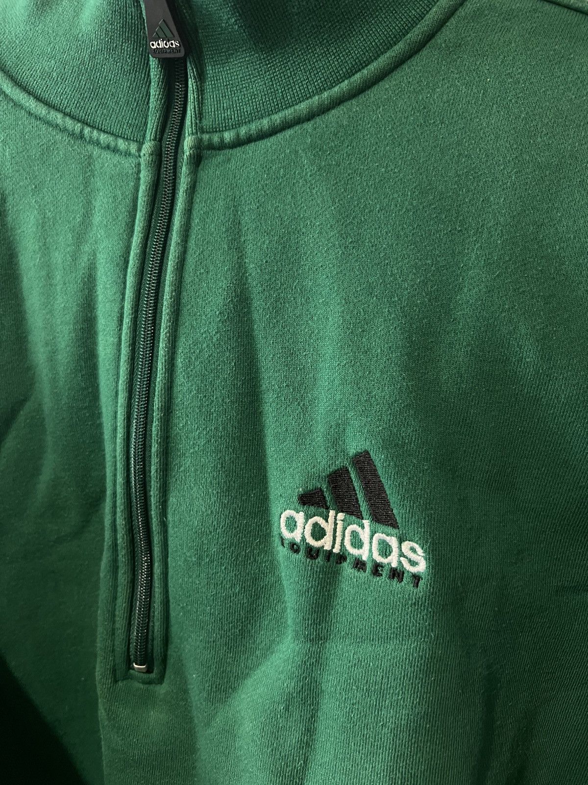 Adidas 90S VINTAGE ADIDAS EQUIPMENT 1/4 ZIP QUATER SWEATSHIRT SZ XL Size US XL / EU 56 / 4 - 4 Thumbnail