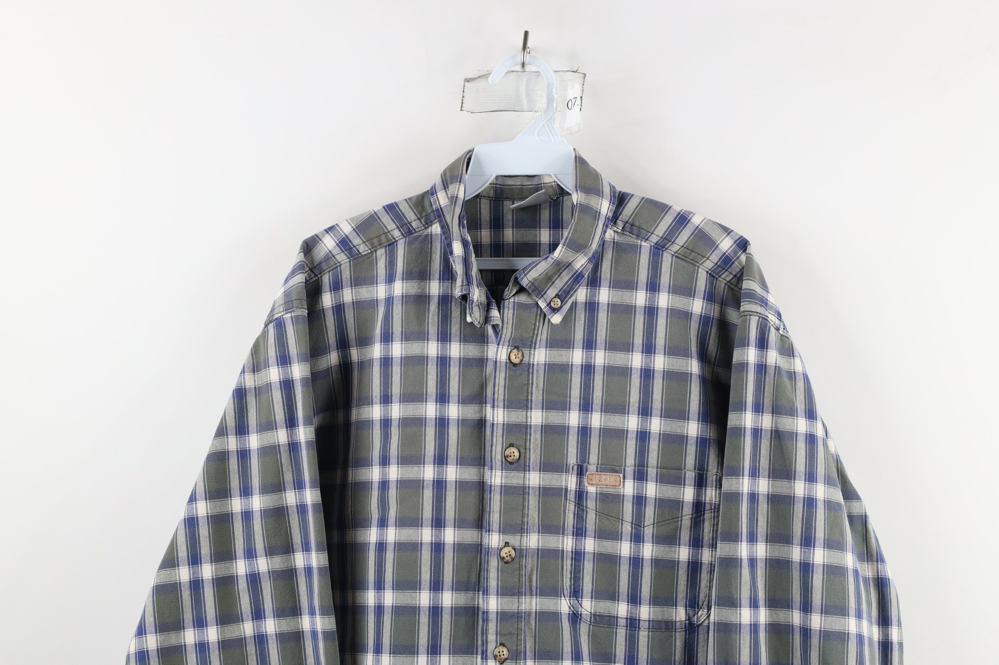 Carhartt × Vintage Vintage 90s Carhartt Heavyweight Collared Button Down Shirt Size US XXL / EU 58 / 5 - 2 Thumbnail