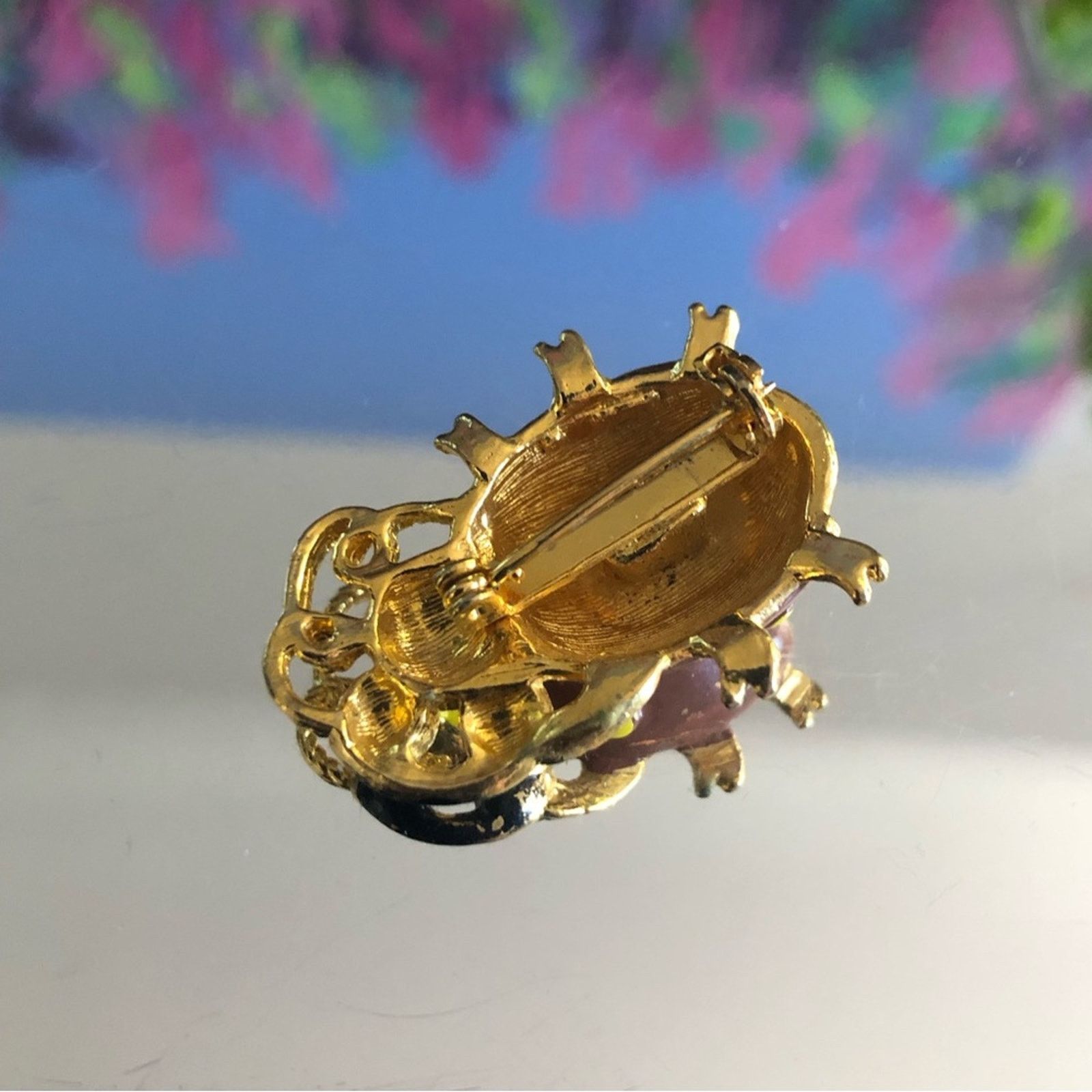 Vintage Vintage enamel insect brooch pin Size ONE SIZE - 3 Thumbnail