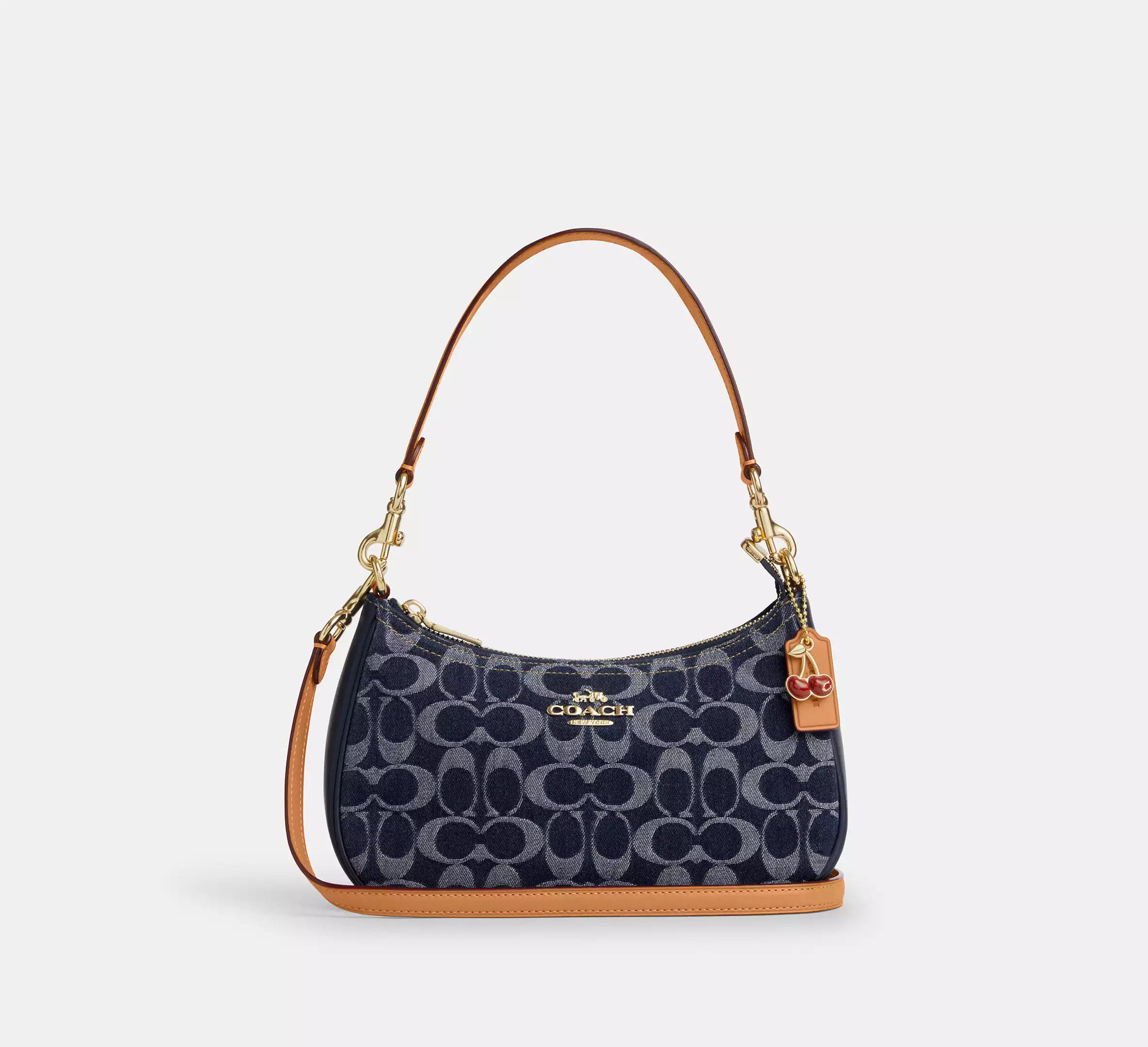 Coach NWT Coach Teri Shoulder Bag In Signature Denim CAF82 Size ONE SIZE - 9 Thumbnail