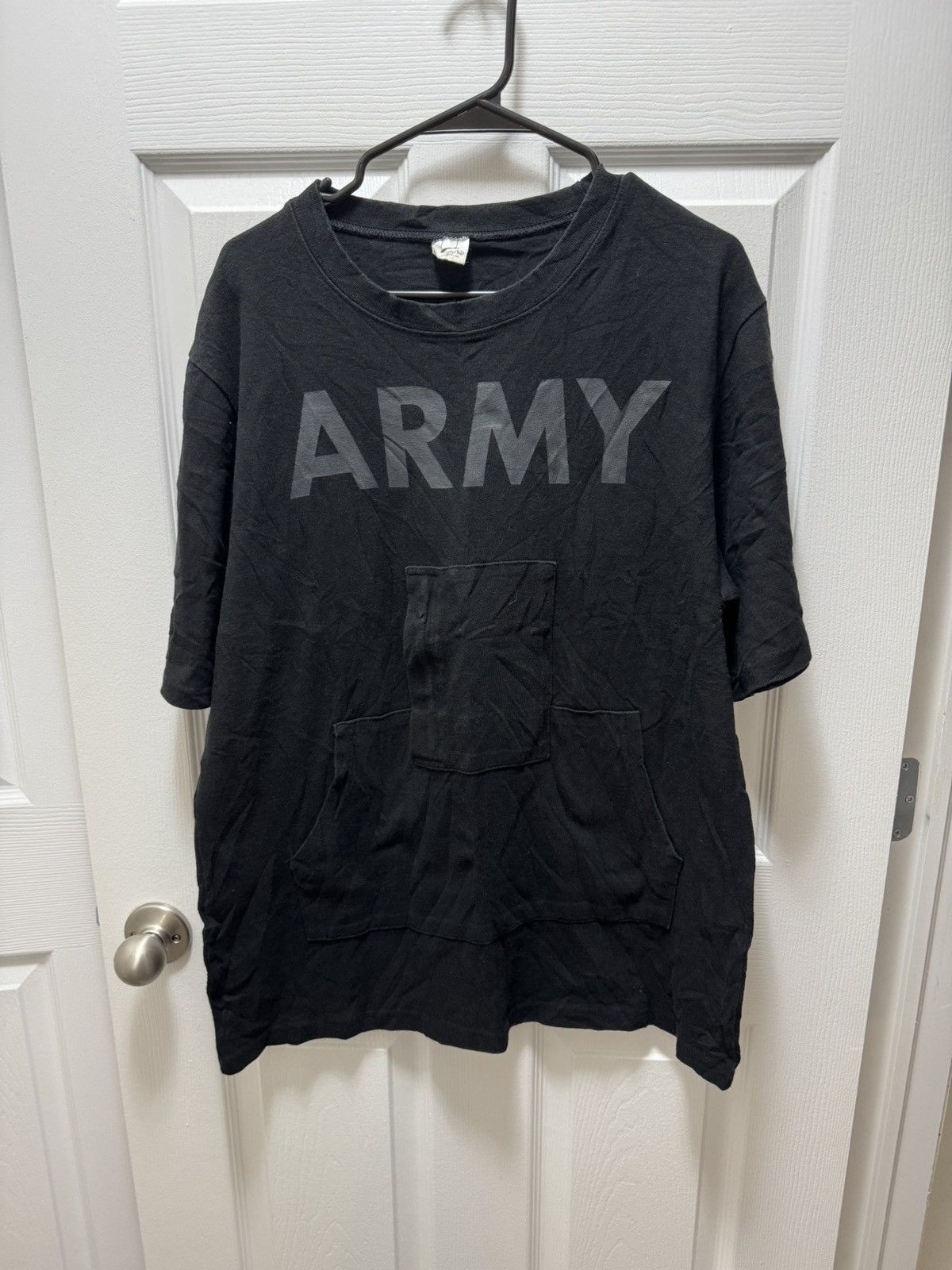 Vintage Army Black Vintage Tactile Pockets Playground T-Shirt Size US L / EU 52-54 / 3 - 1 Thumbnail