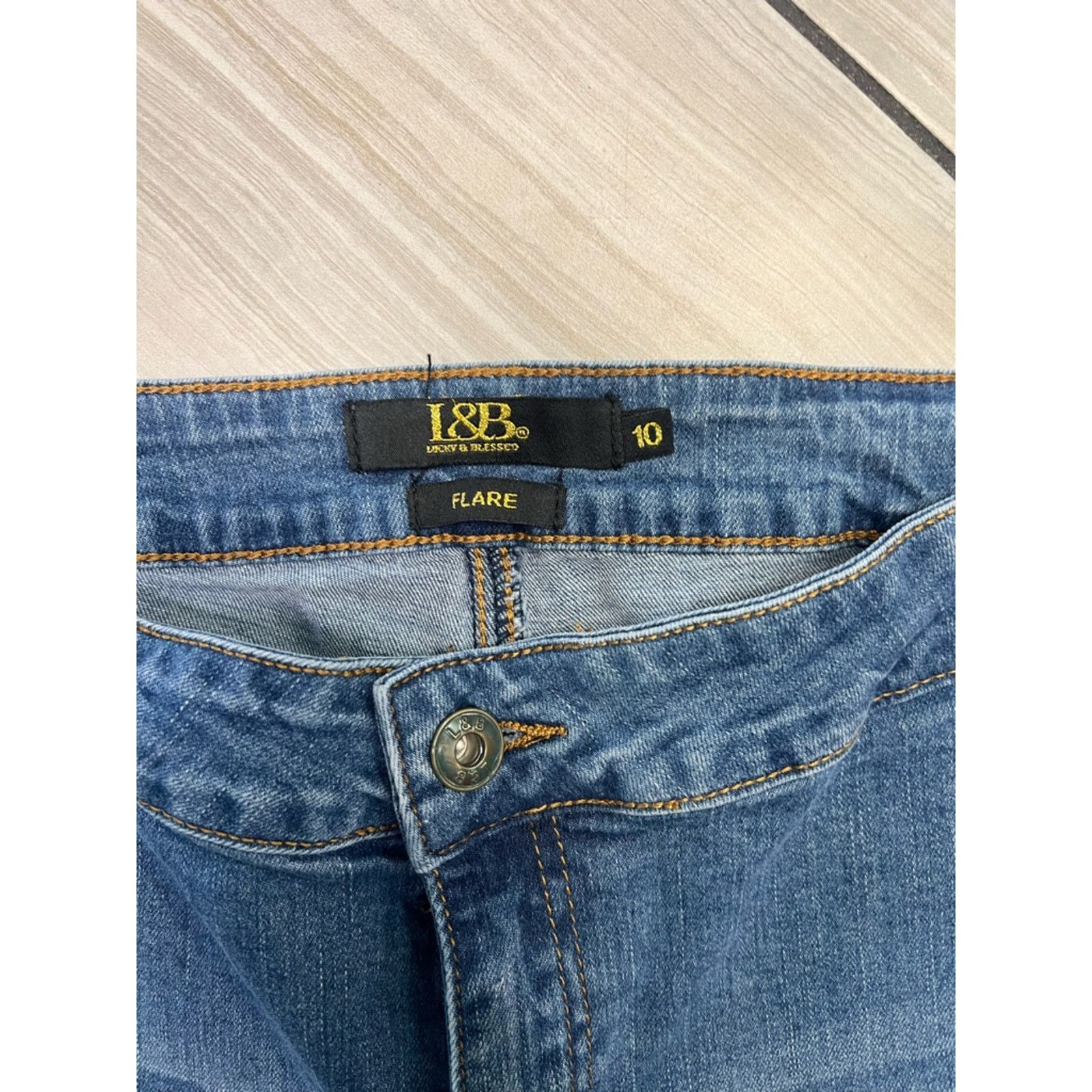 L&B L&B London Extreme Flare Bell Bottom Jeans Size 29" - 3 Thumbnail