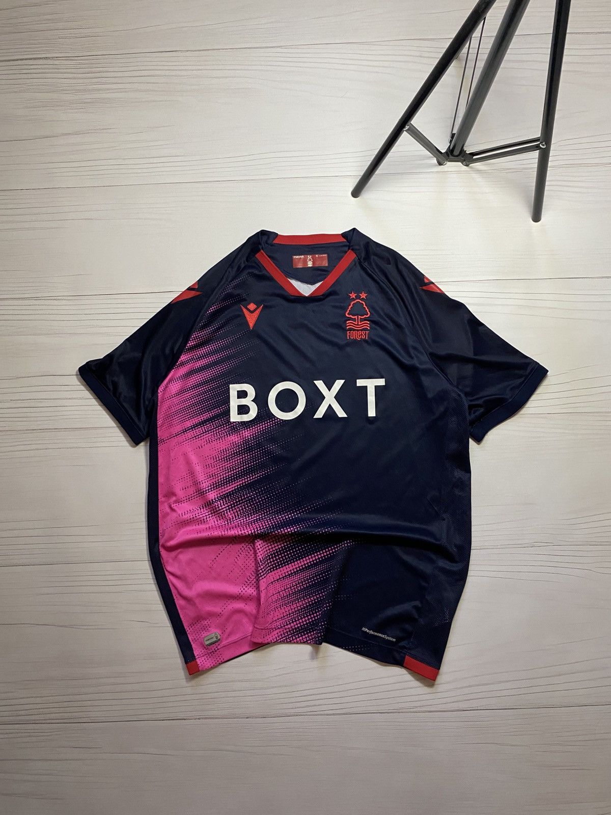 Macron Macron Nottingham Forest 2021/22 away football y2k t shirt Size US XL / EU 56 / 4 - 1 Thumbnail