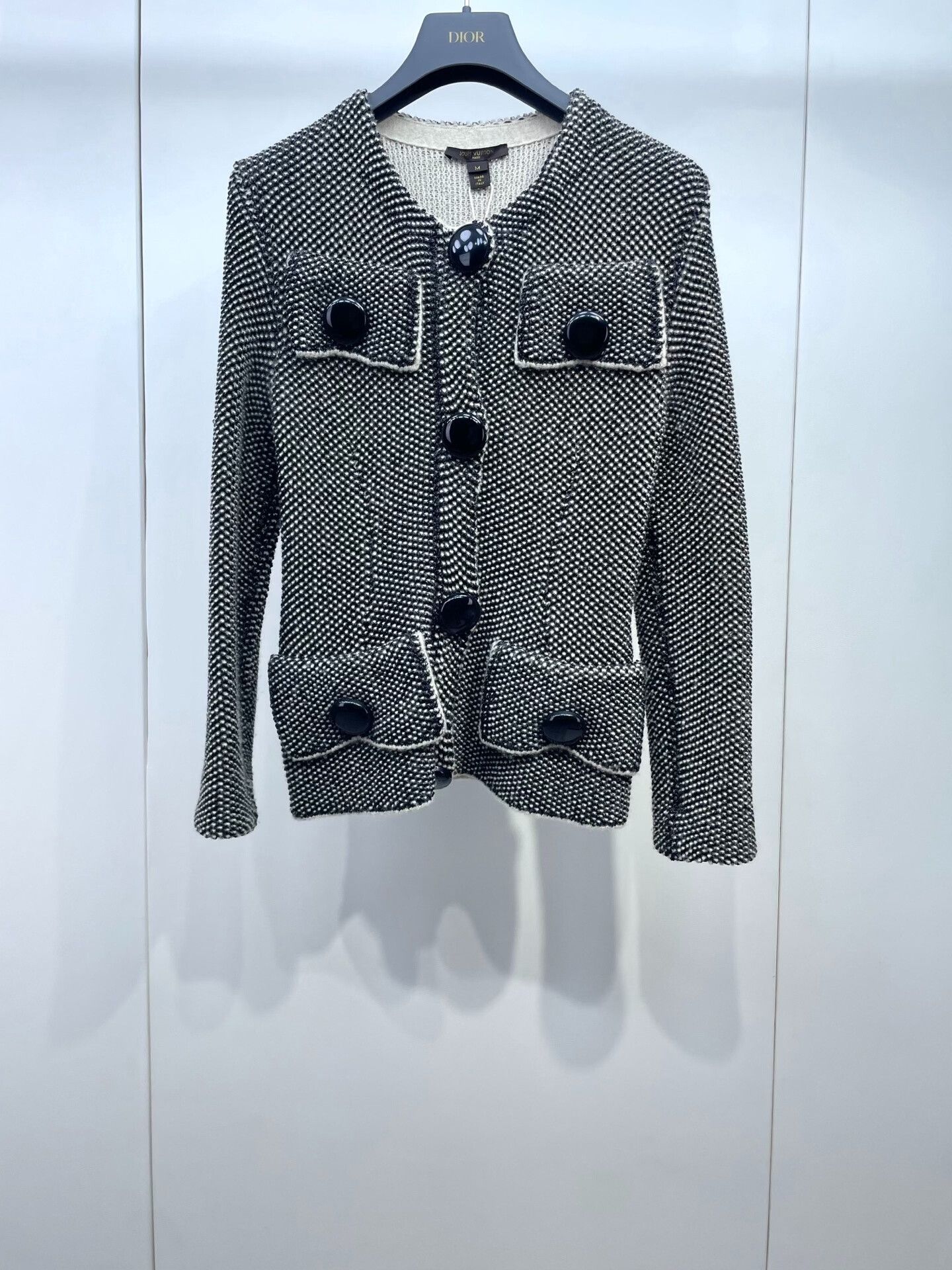 Louis Vuitton LV Four-Pocket Heavy Knit Coat Size M / US 6-8 / IT 42-44 - 1 Thumbnail