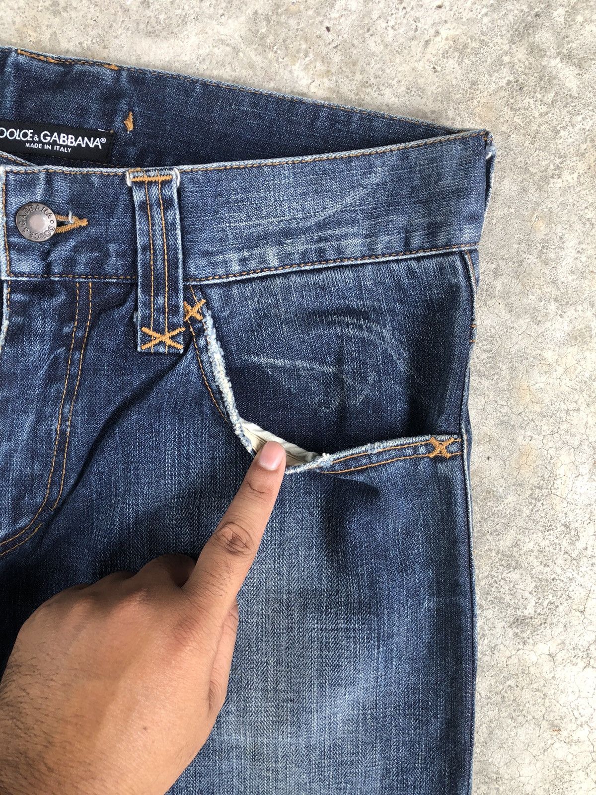 Dolce & Gabbana Rare Dolce & Gabbana Embroidered Distressed Jeans Size US 32 / EU 48 - 15 Thumbnail