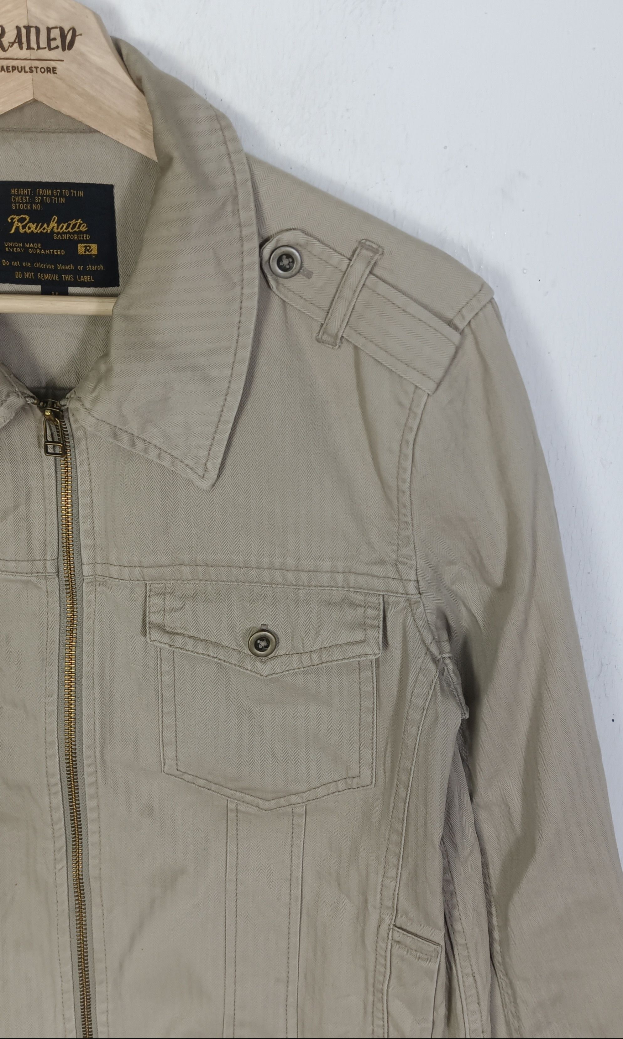 Japanese Brand Roushatter Sanforized "R" Union Made Jacket Size US M / EU 48-50 / 2 - 7 Thumbnail